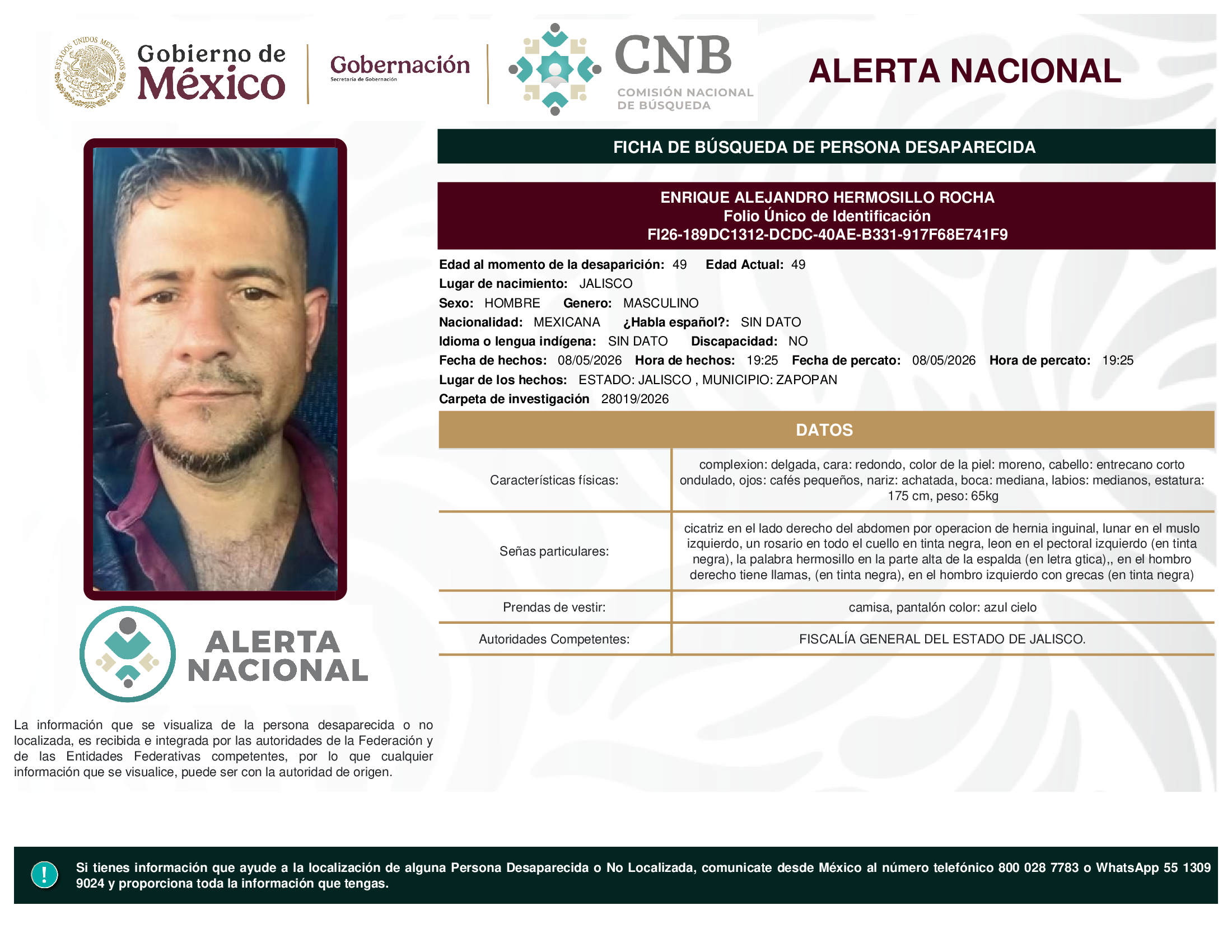 ENRIQUE ALEJANDRO HERMOSILLO ROCHA