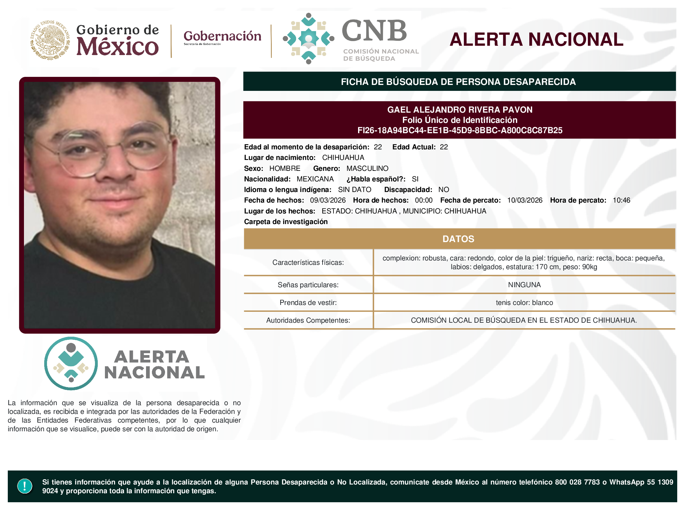 GAEL ALEJANDRO RIVERA PAVON