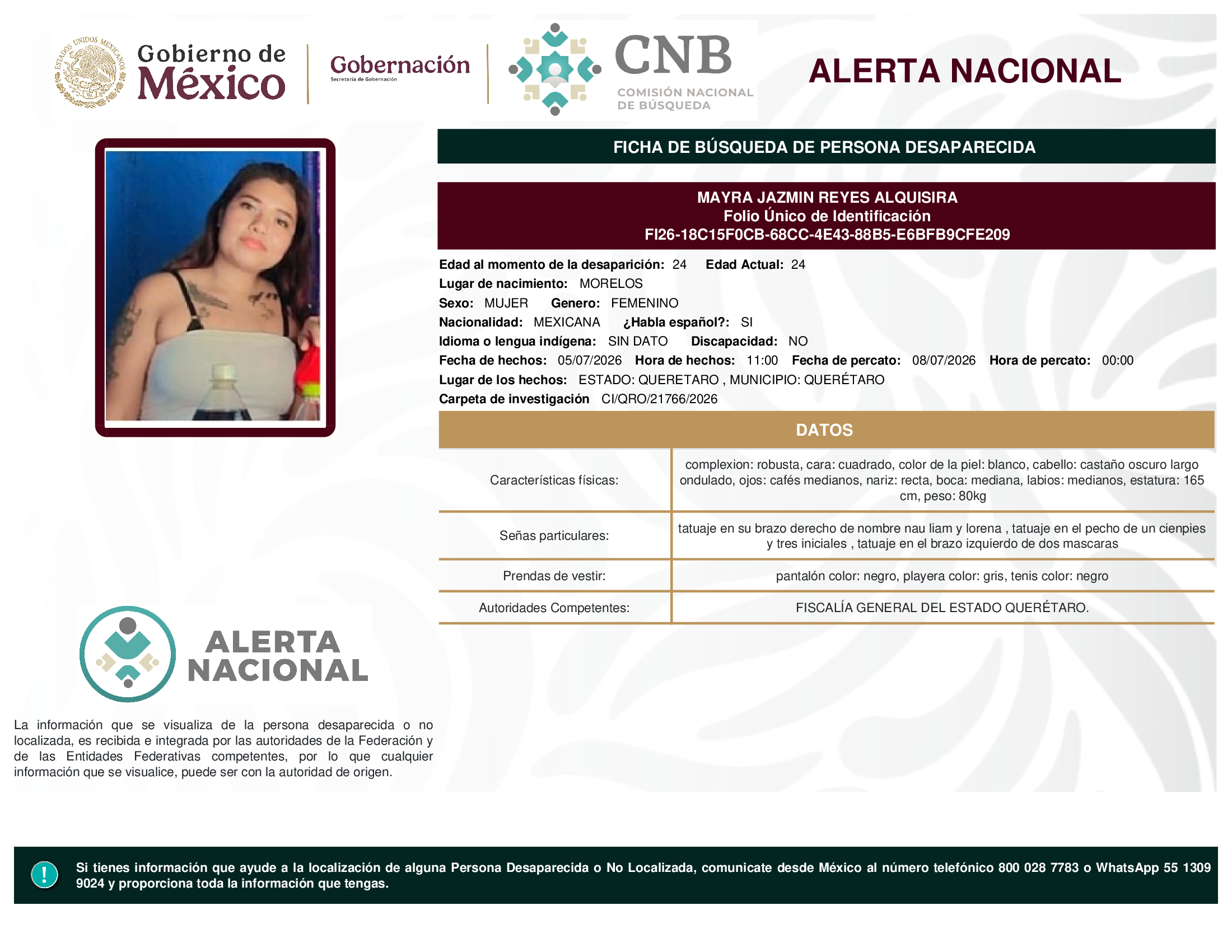 MAYRA JAZMIN REYES ALQUISIRA