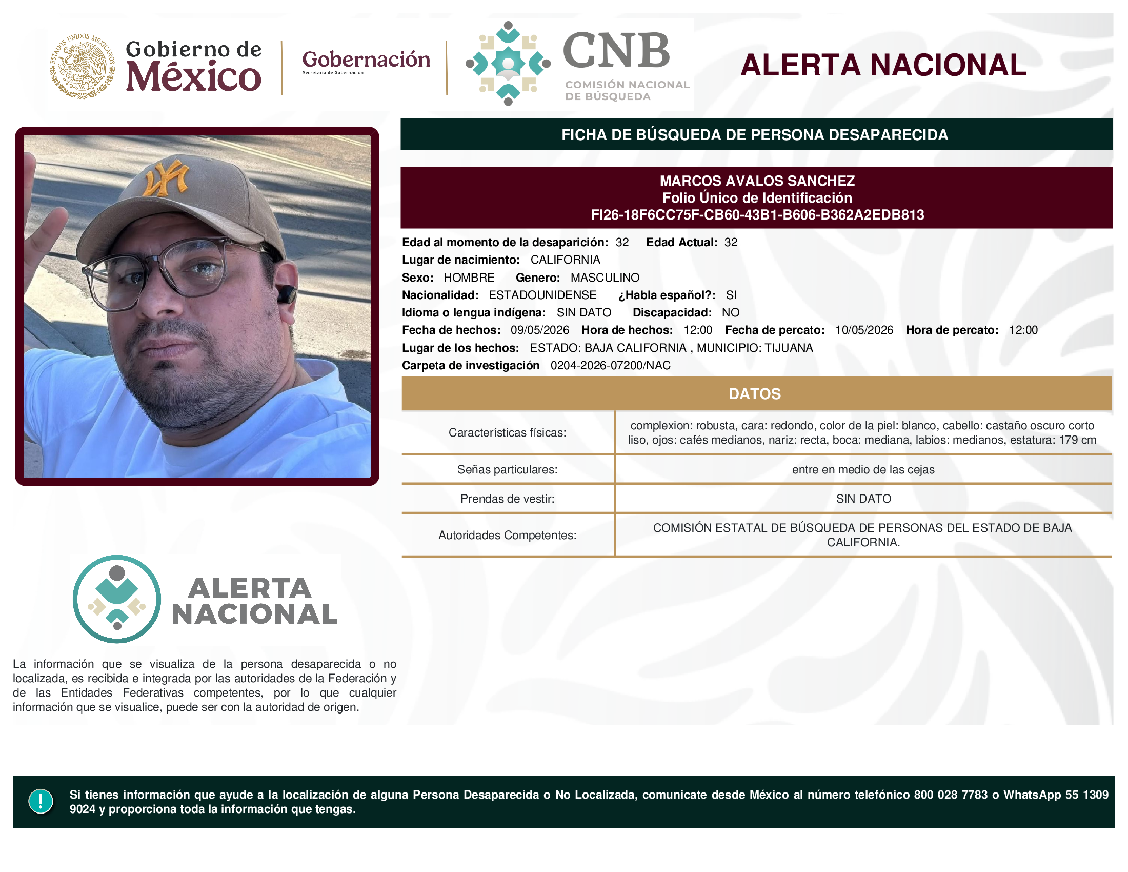 MARCOS AVALOS SANCHEZ