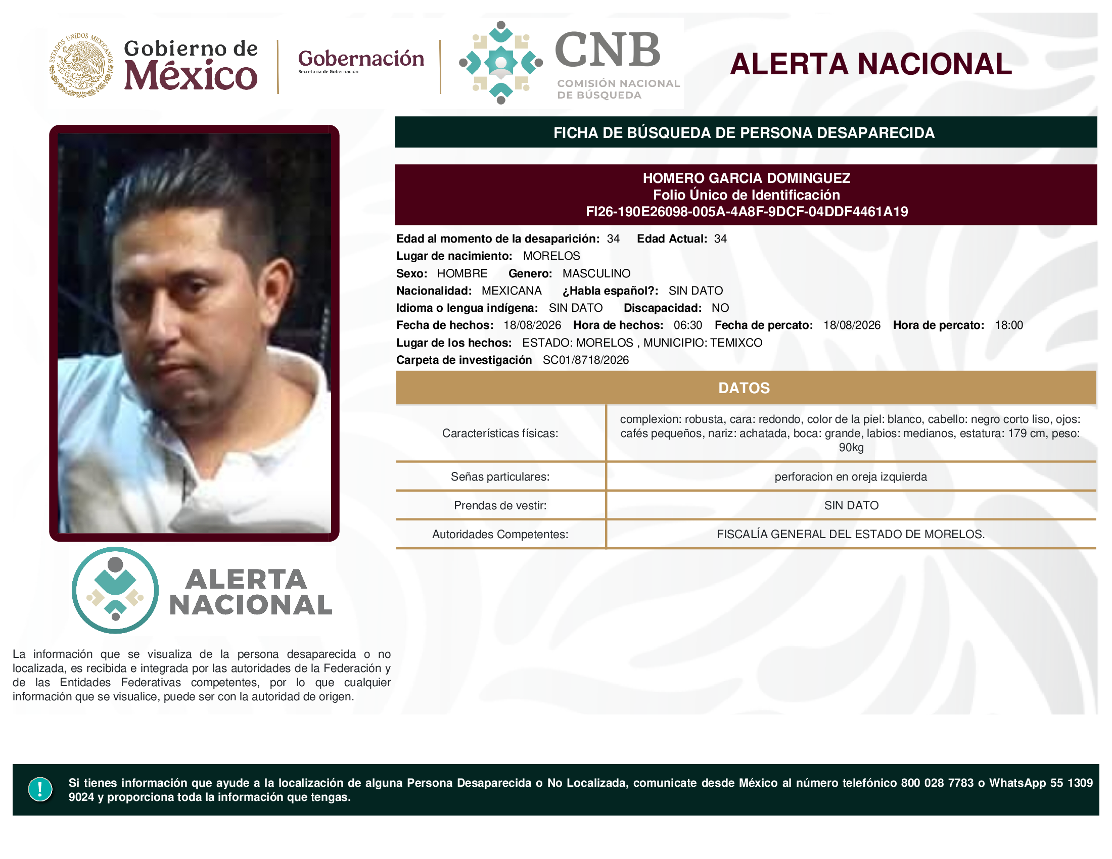 HOMERO GARCIA DOMINGUEZ