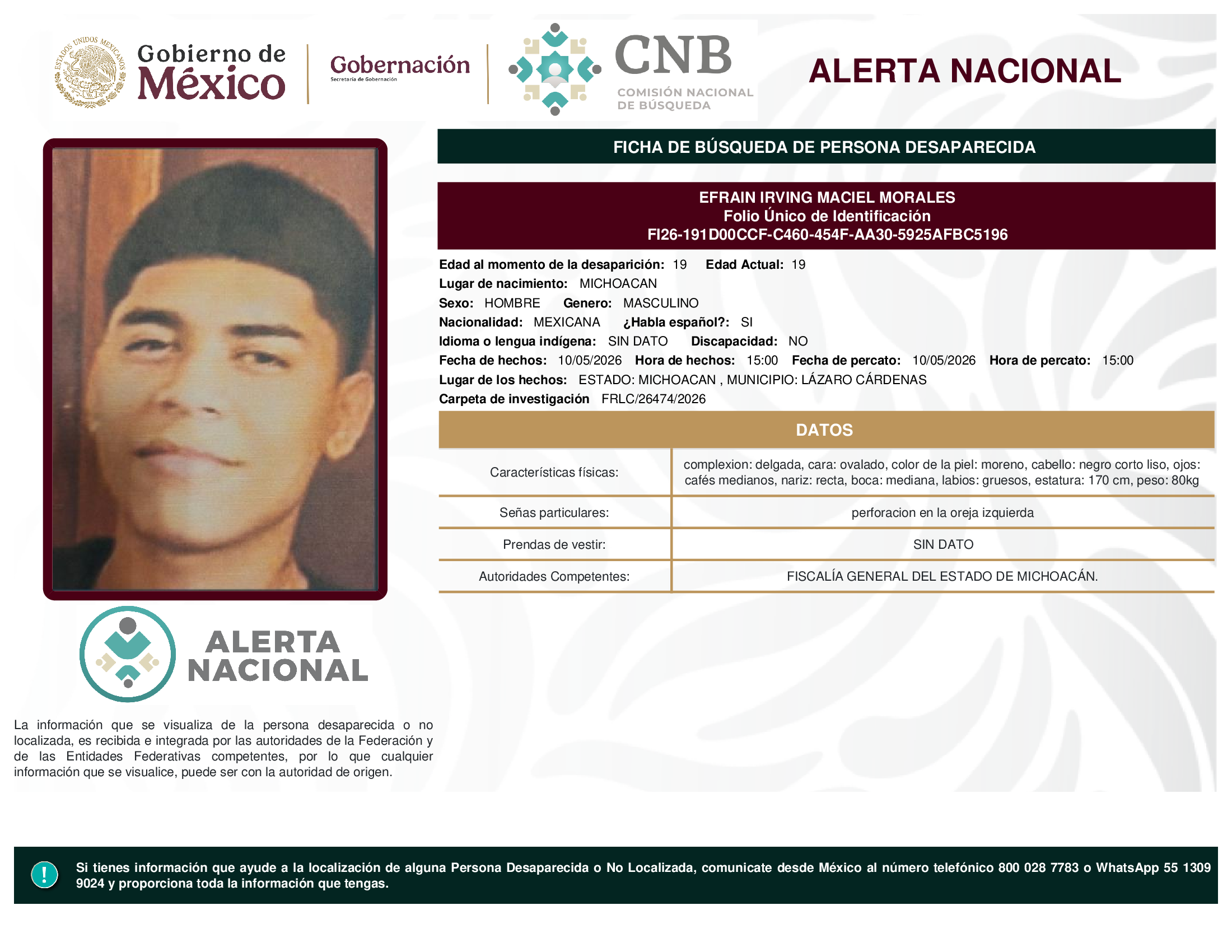 EFRAIN IRVING MACIEL MORALES