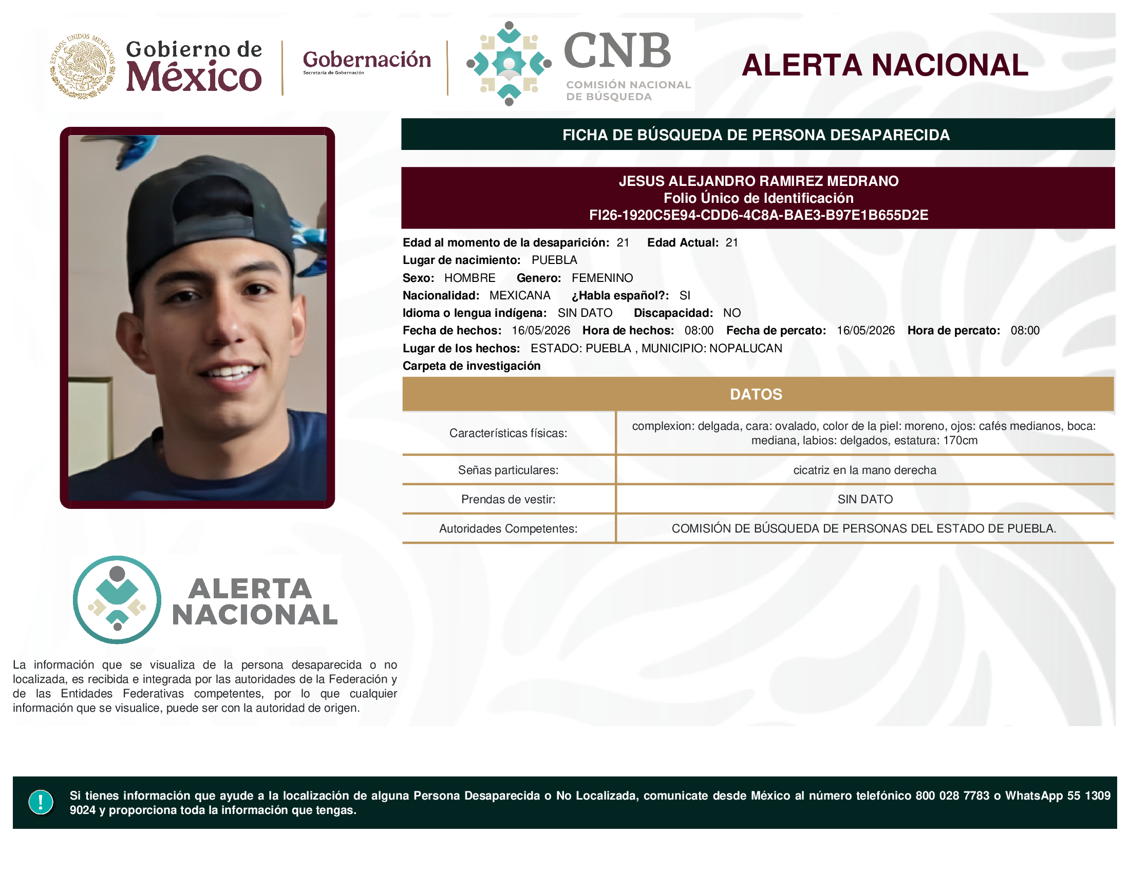 JESUS ALEJANDRO RAMIREZ MEDRANO