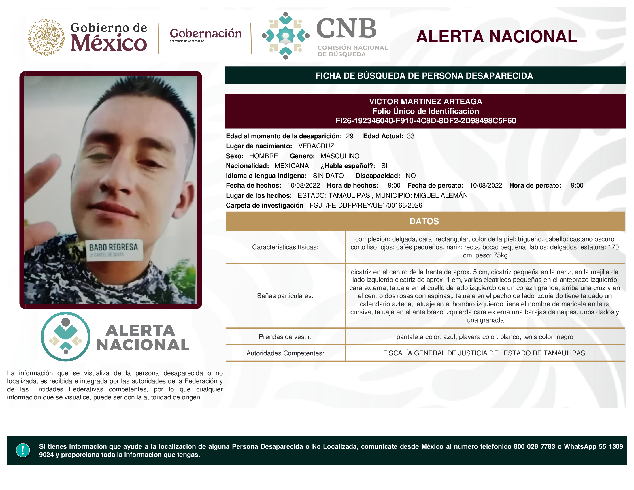 VICTOR MARTINEZ ARTEAGA