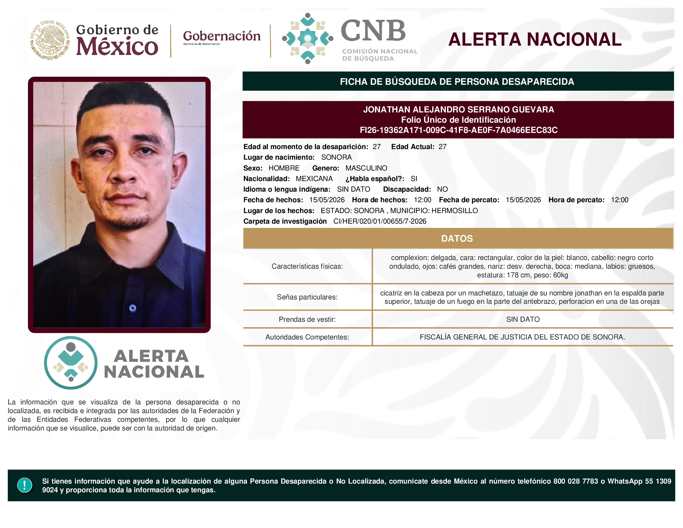 JONATHAN ALEJANDRO SERRANO GUEVARA