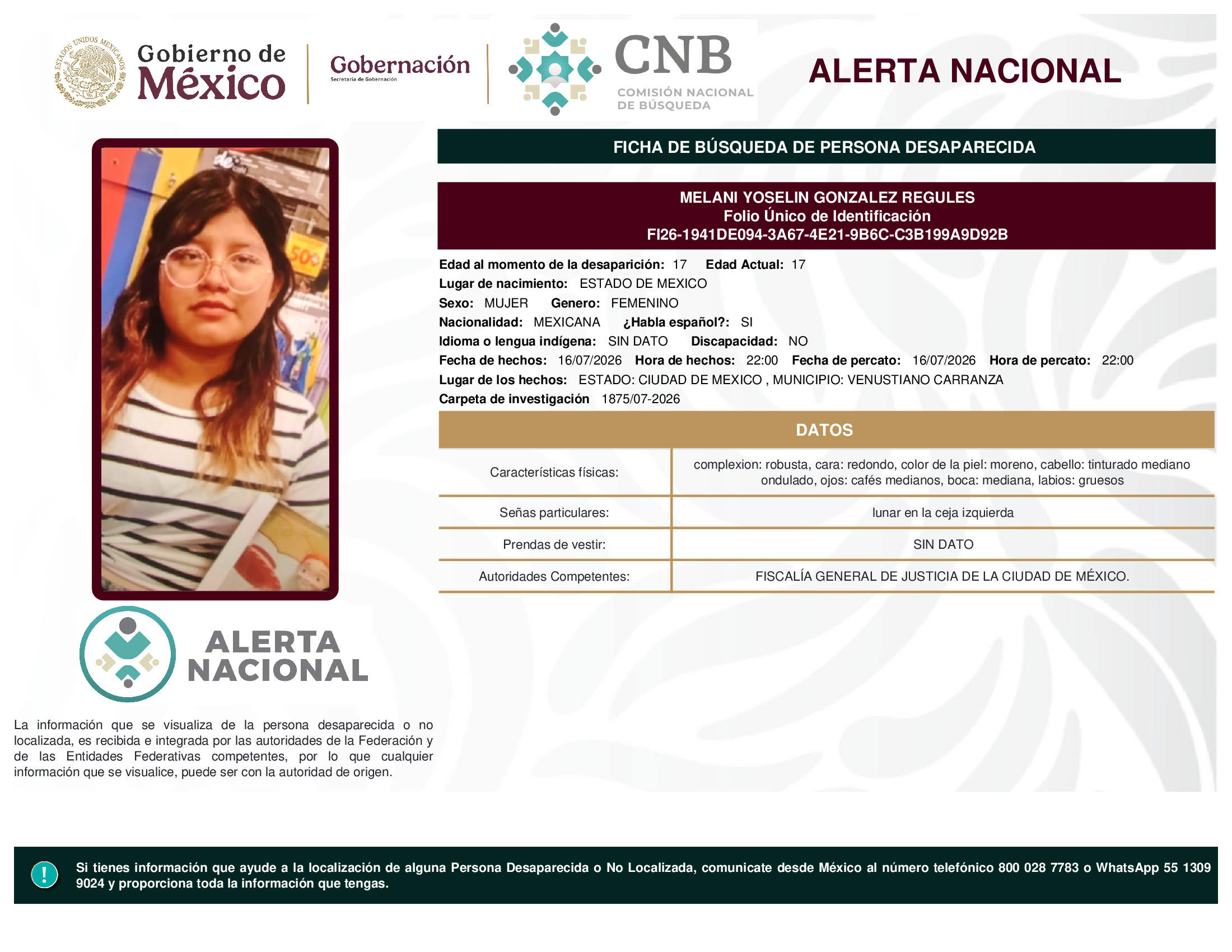 MELANI YOSELIN GONZALEZ REGULES