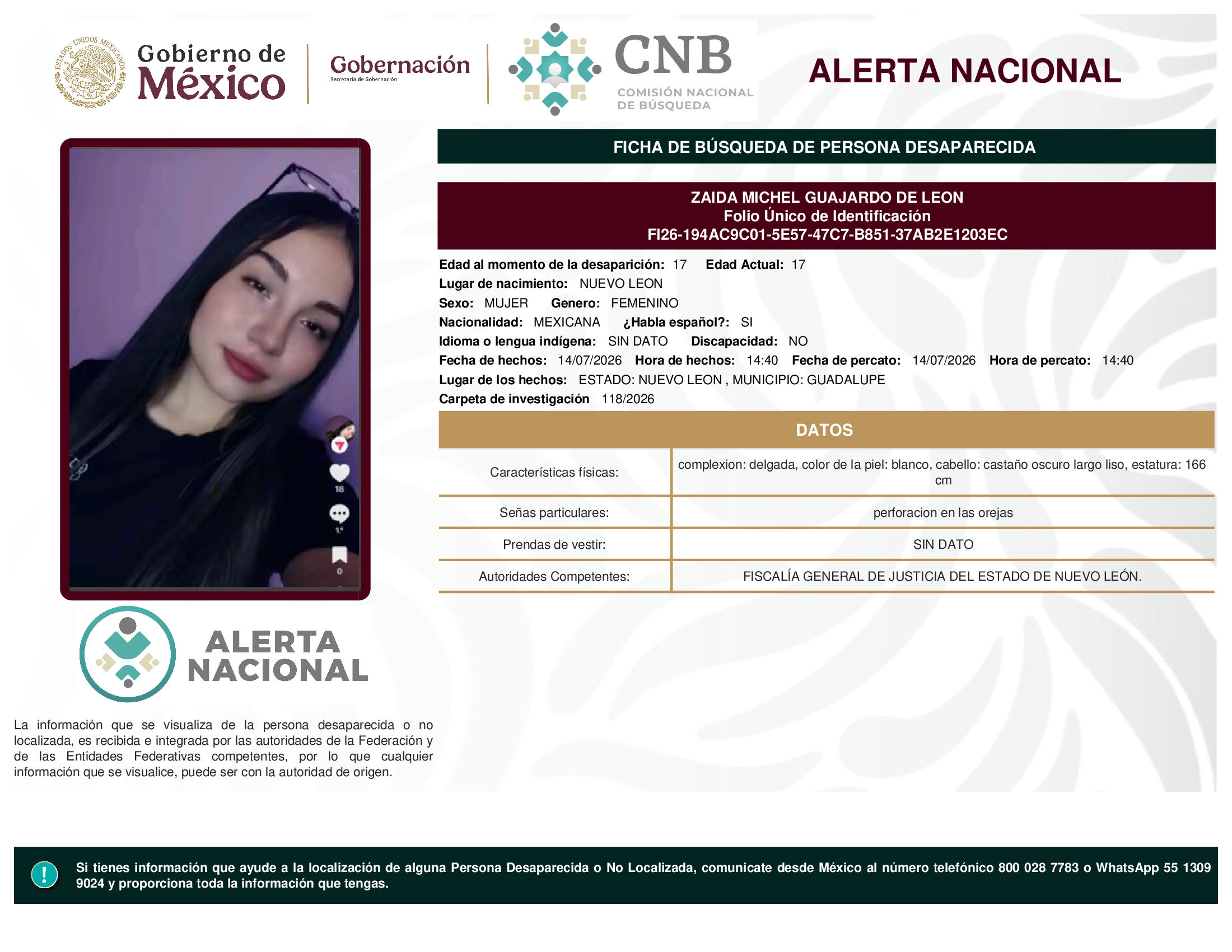 ZAIDA MICHEL GUAJARDO DE LEON