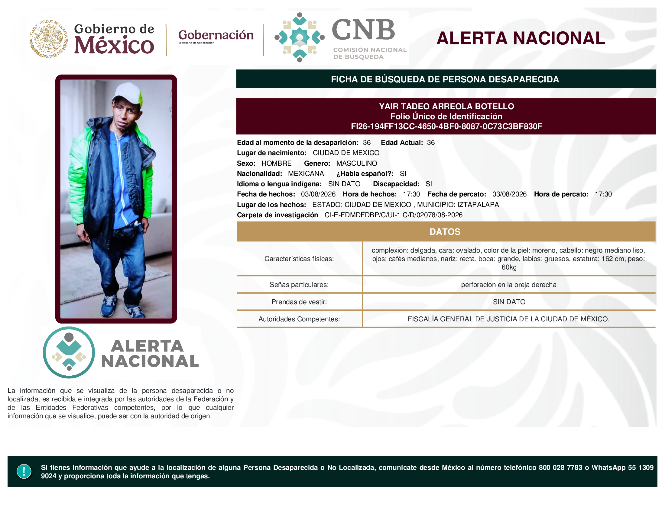 YAIR TADEO ARREOLA BOTELLO