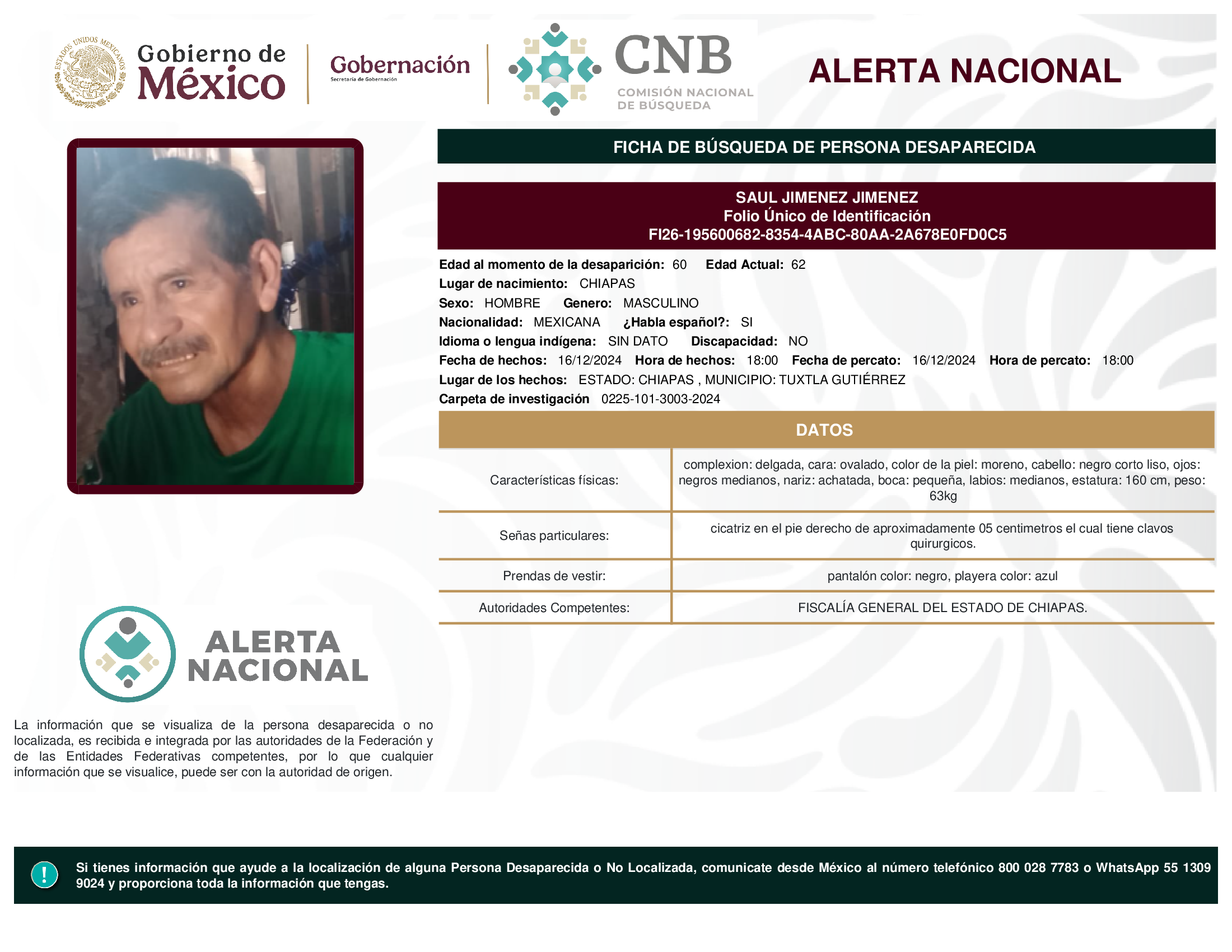 SAUL JIMENEZ JIMENEZ