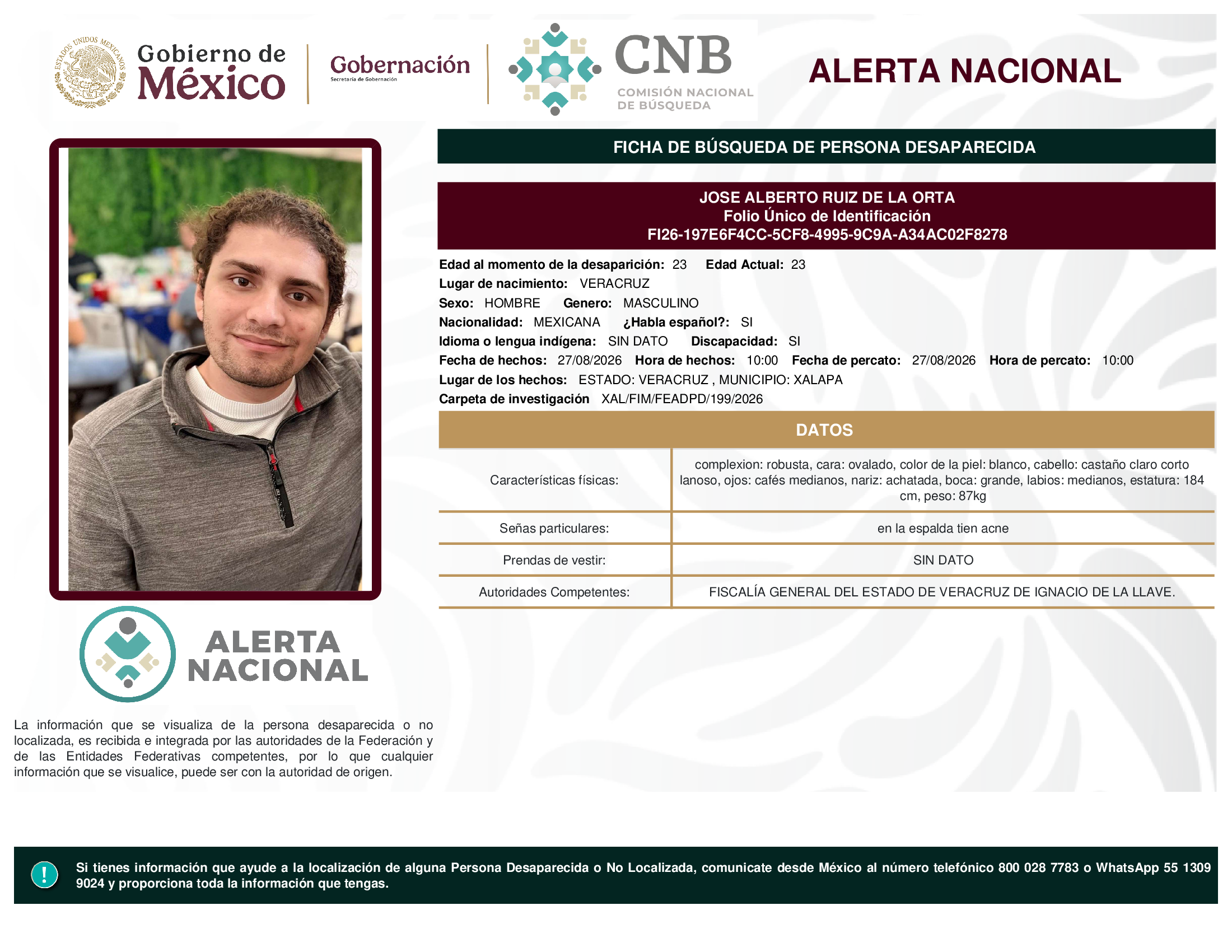 JOSE ALBERTO RUIZ DE LA ORTA