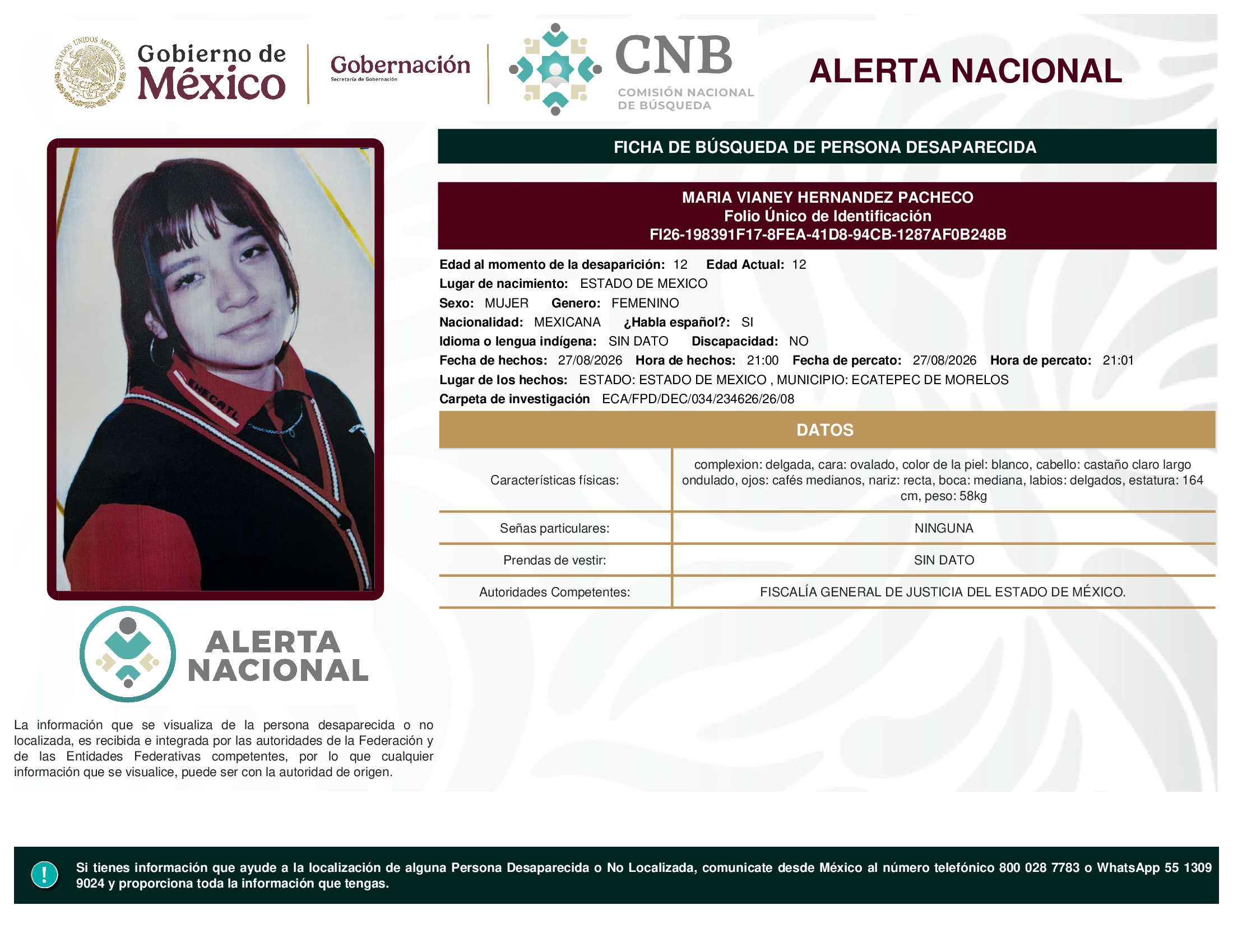 MARIA VIANEY HERNANDEZ PACHECO