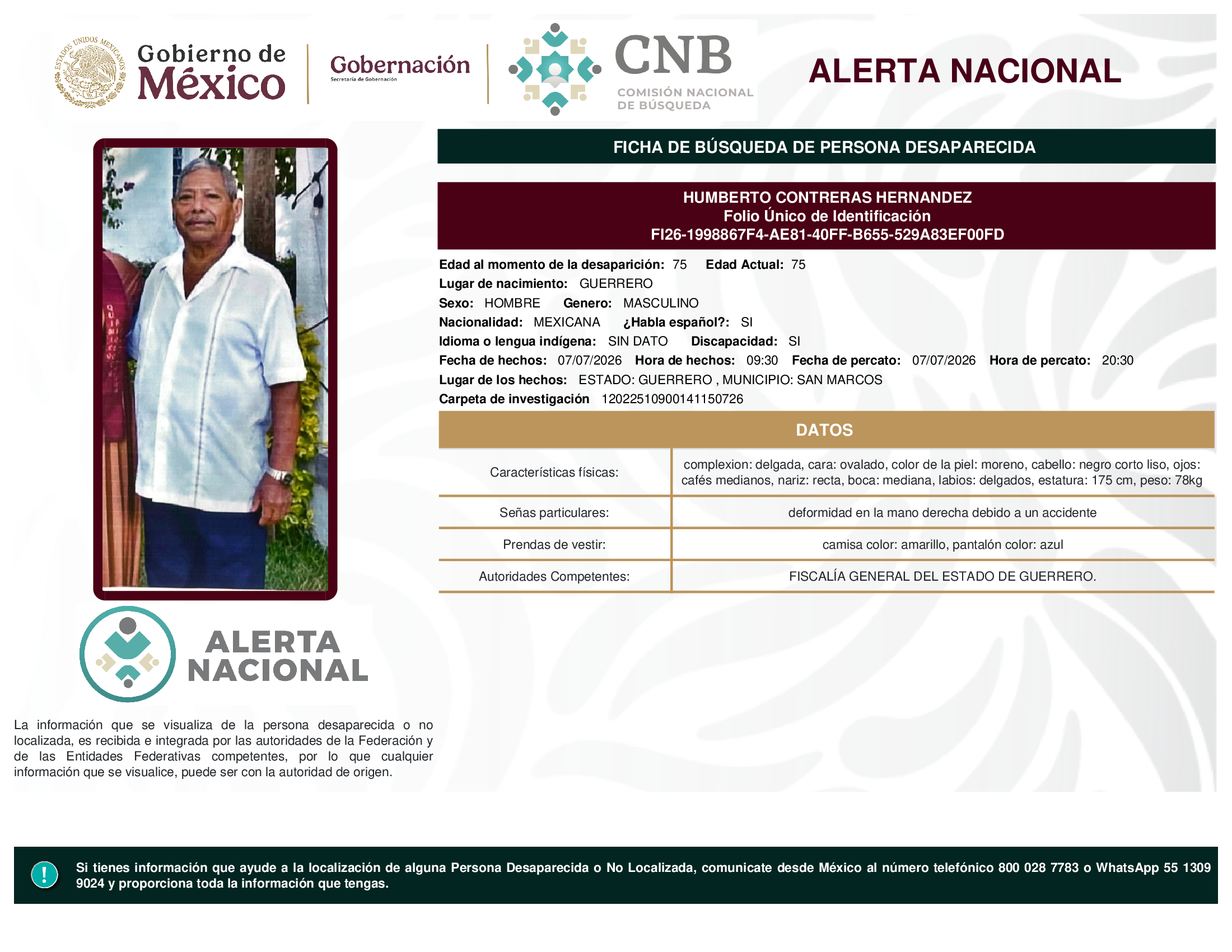 HUMBERTO CONTRERAS HERNANDEZ