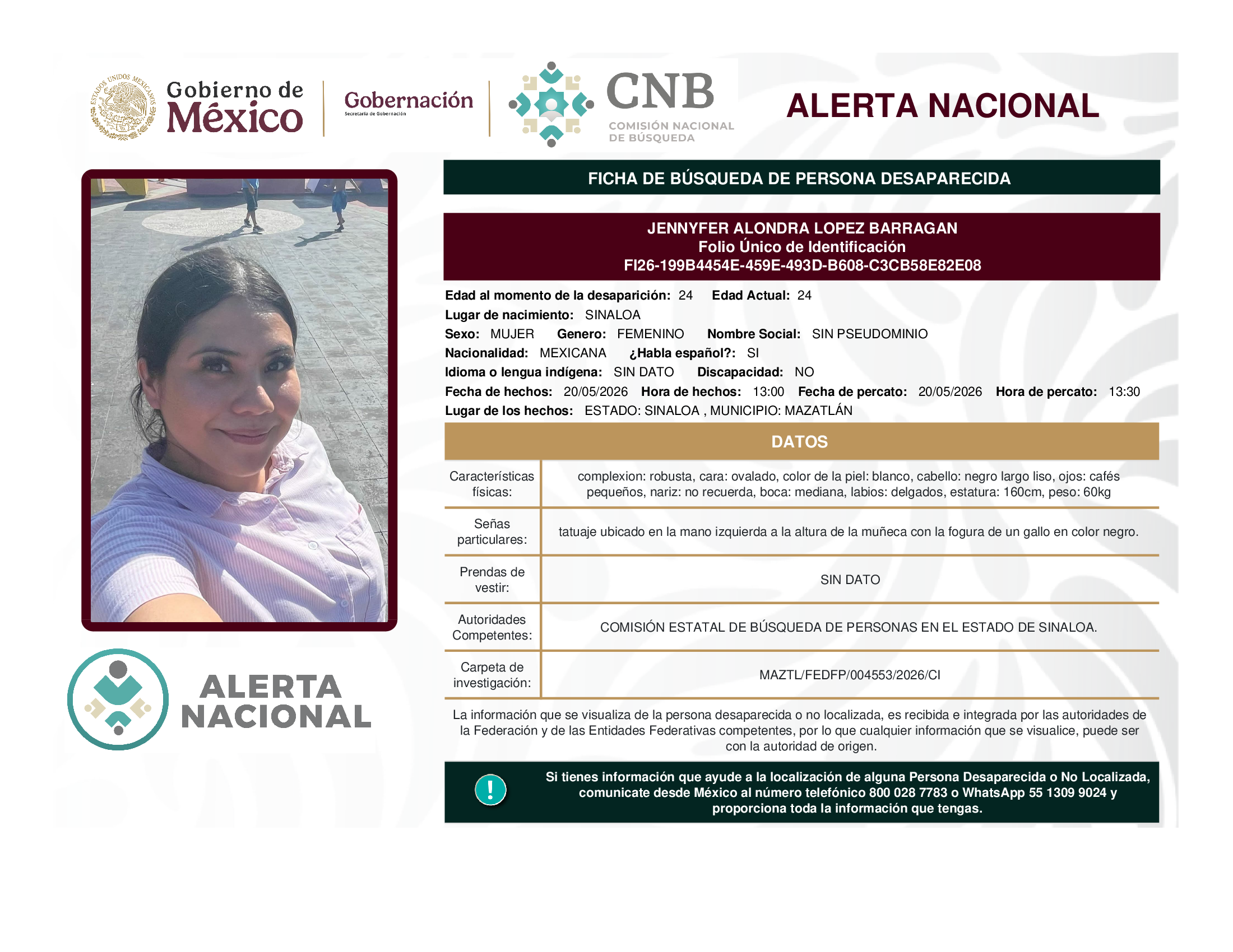 JENNYFER ALONDRA LOPEZ BARRAGAN