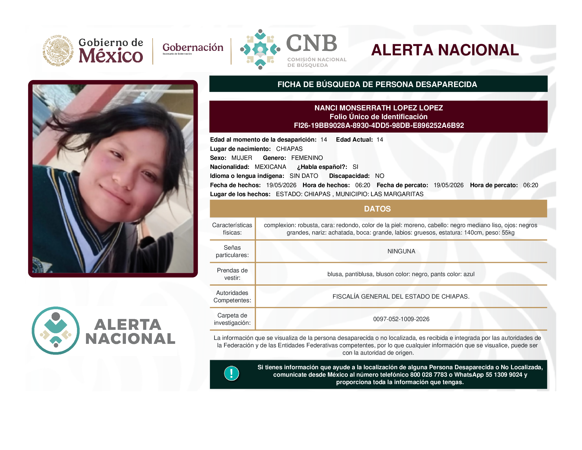 NANCI MONSERRATH LOPEZ LOPEZ