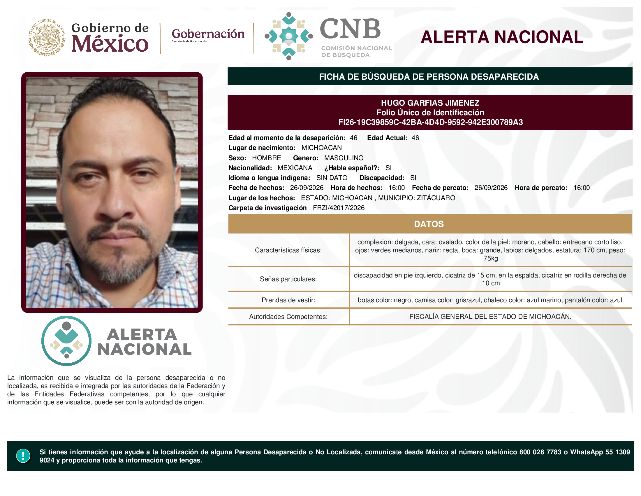 HUGO GARFIAS JIMENEZ