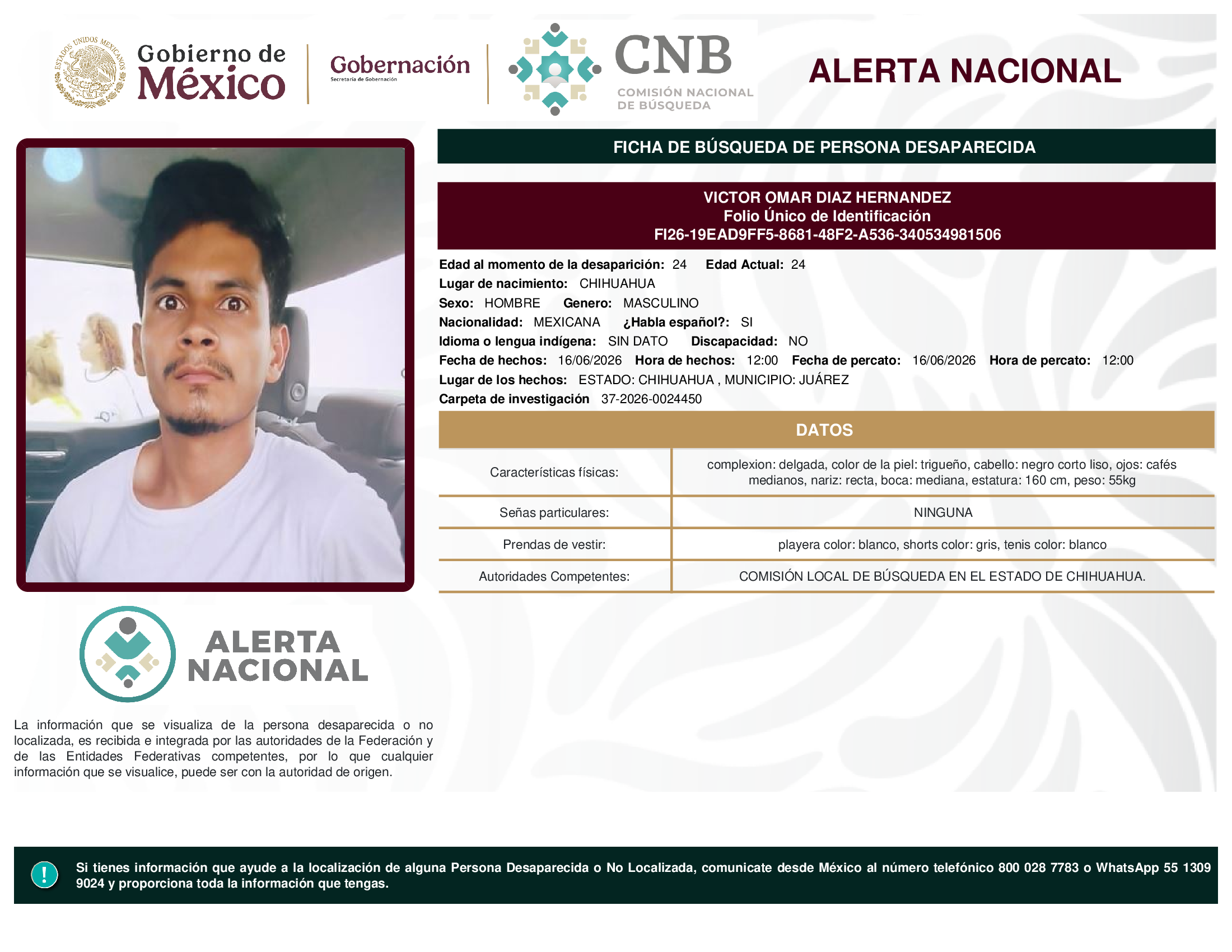 VICTOR OMAR DIAZ HERNANDEZ