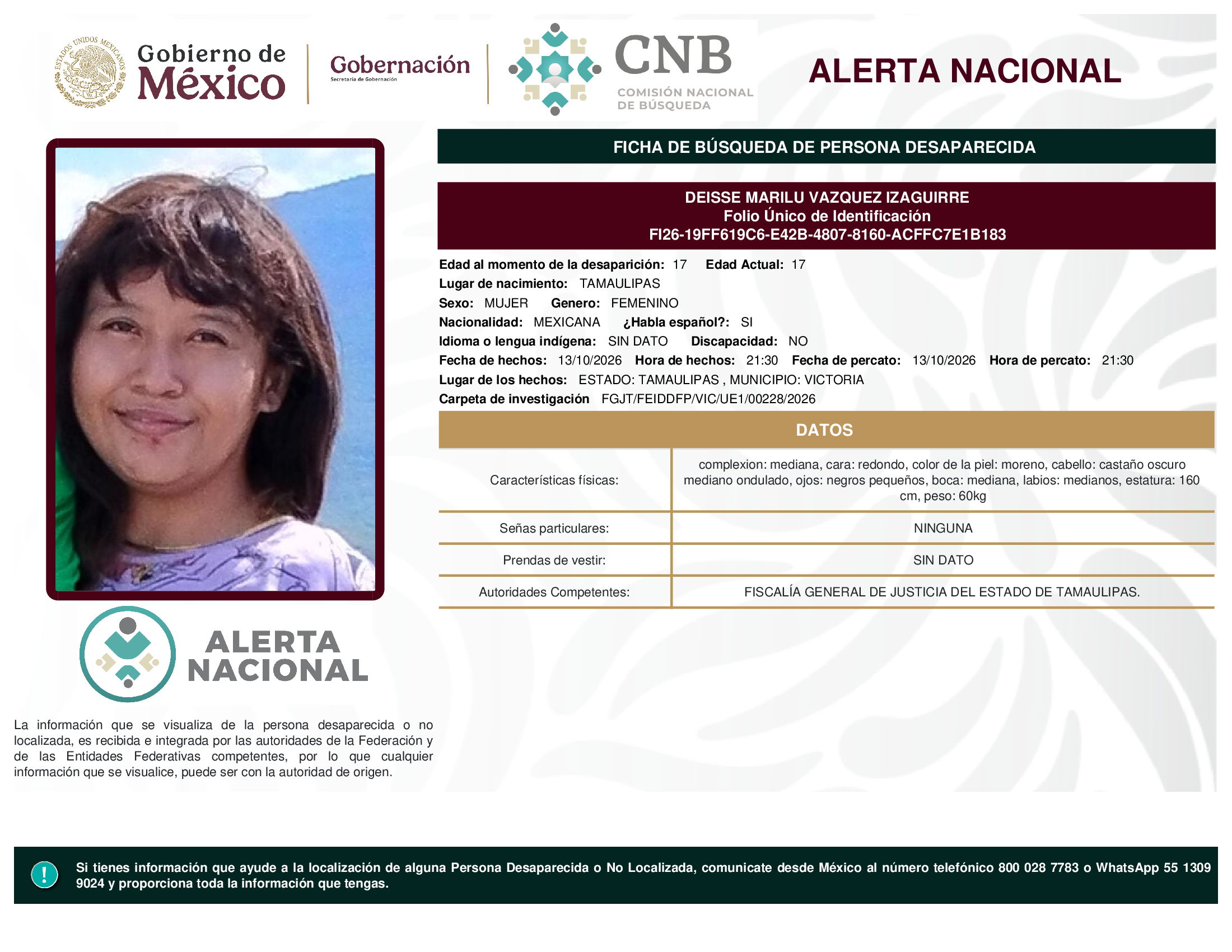 DEISSE MARILU VAZQUEZ IZAGUIRRE