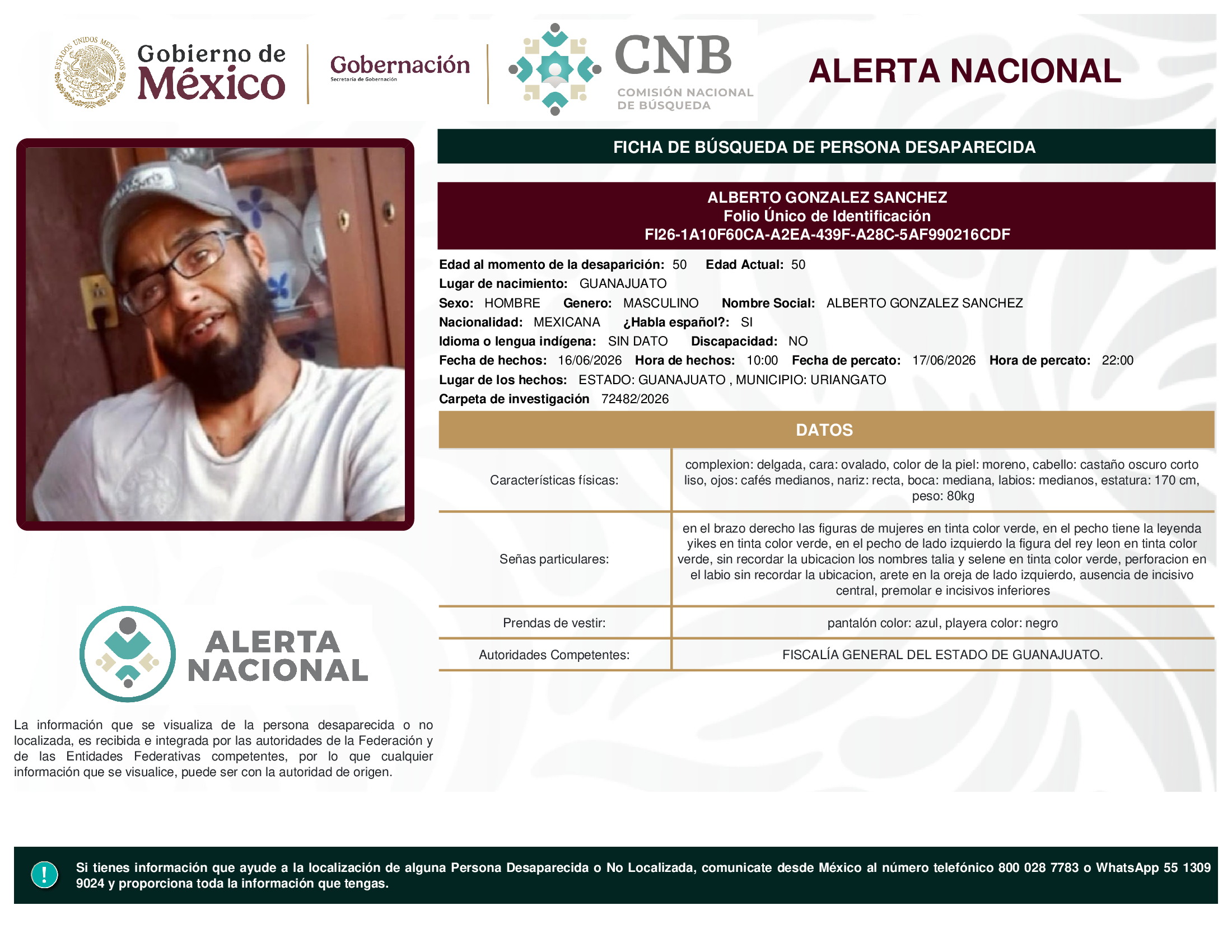 ALBERTO GONZALEZ SANCHEZ