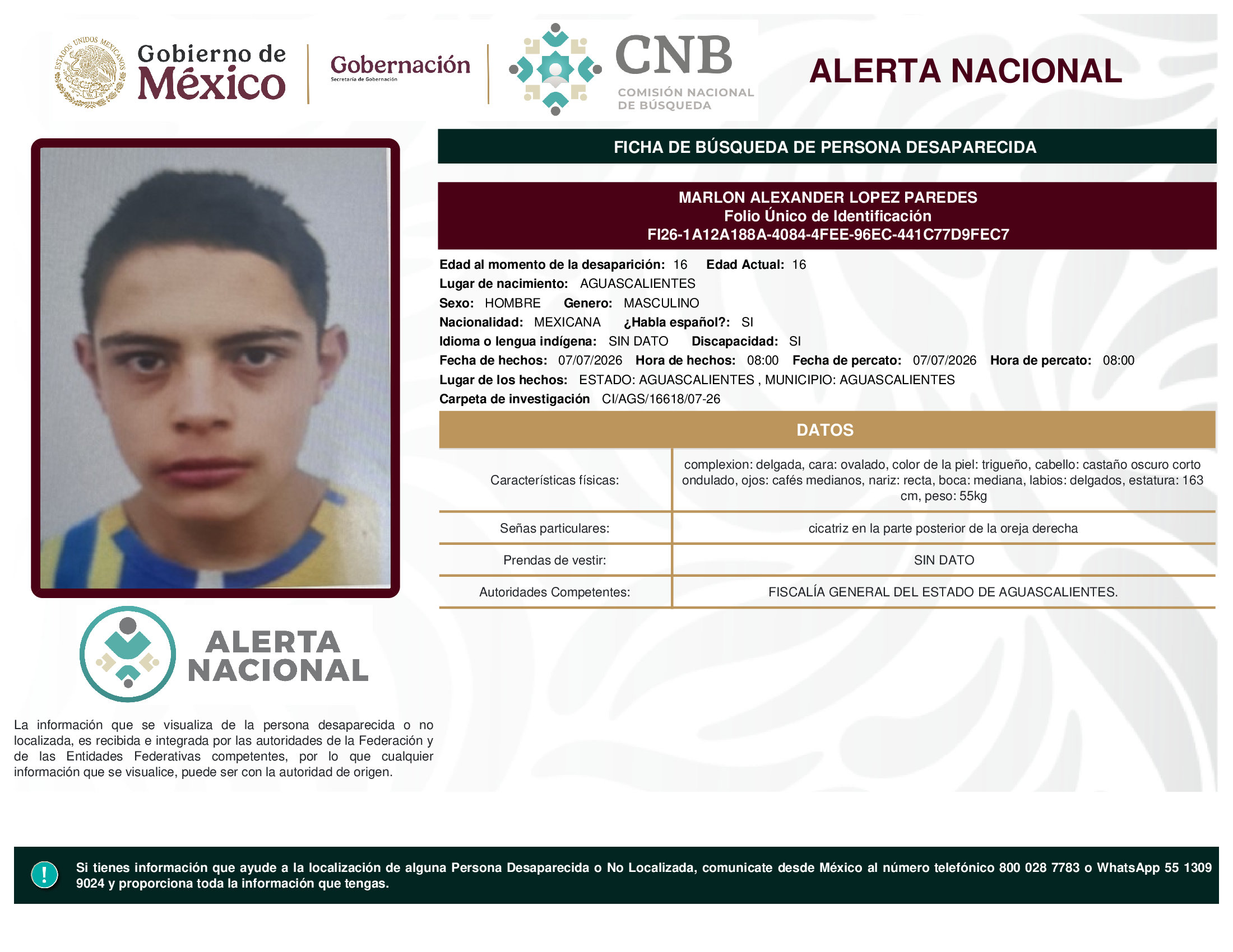 MARLON ALEXANDER LOPEZ PAREDES