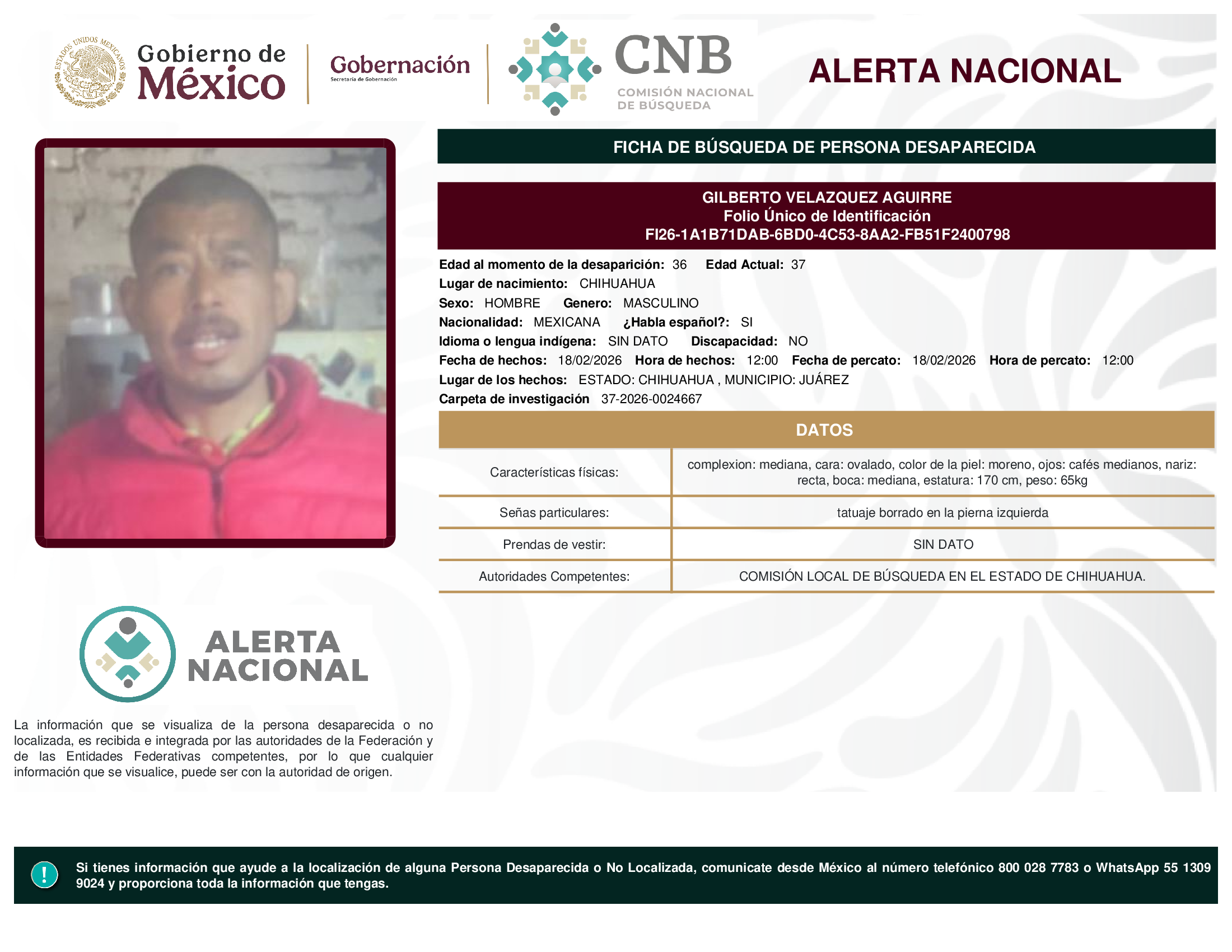 GILBERTO VELAZQUEZ AGUIRRE