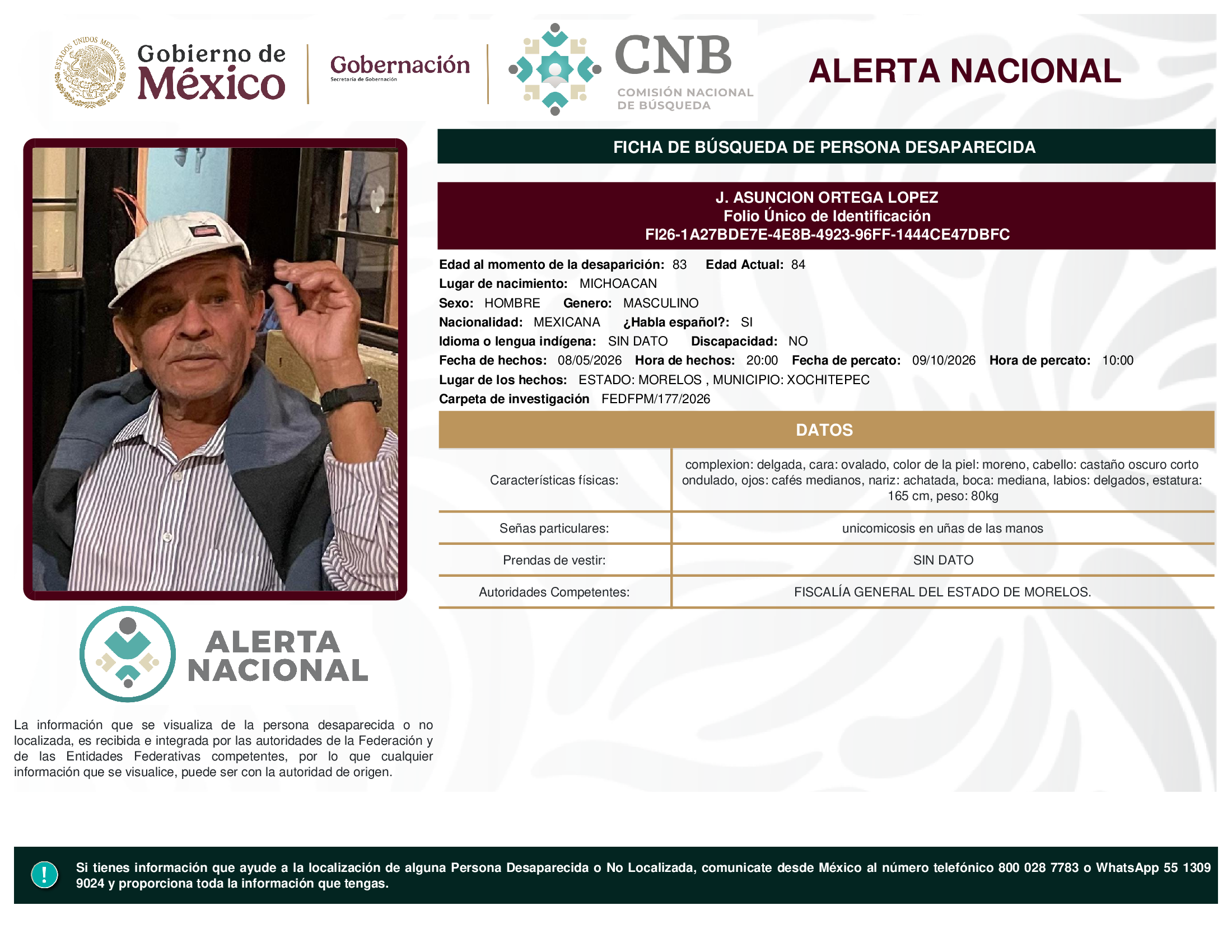 J. ASUNCION ORTEGA LOPEZ