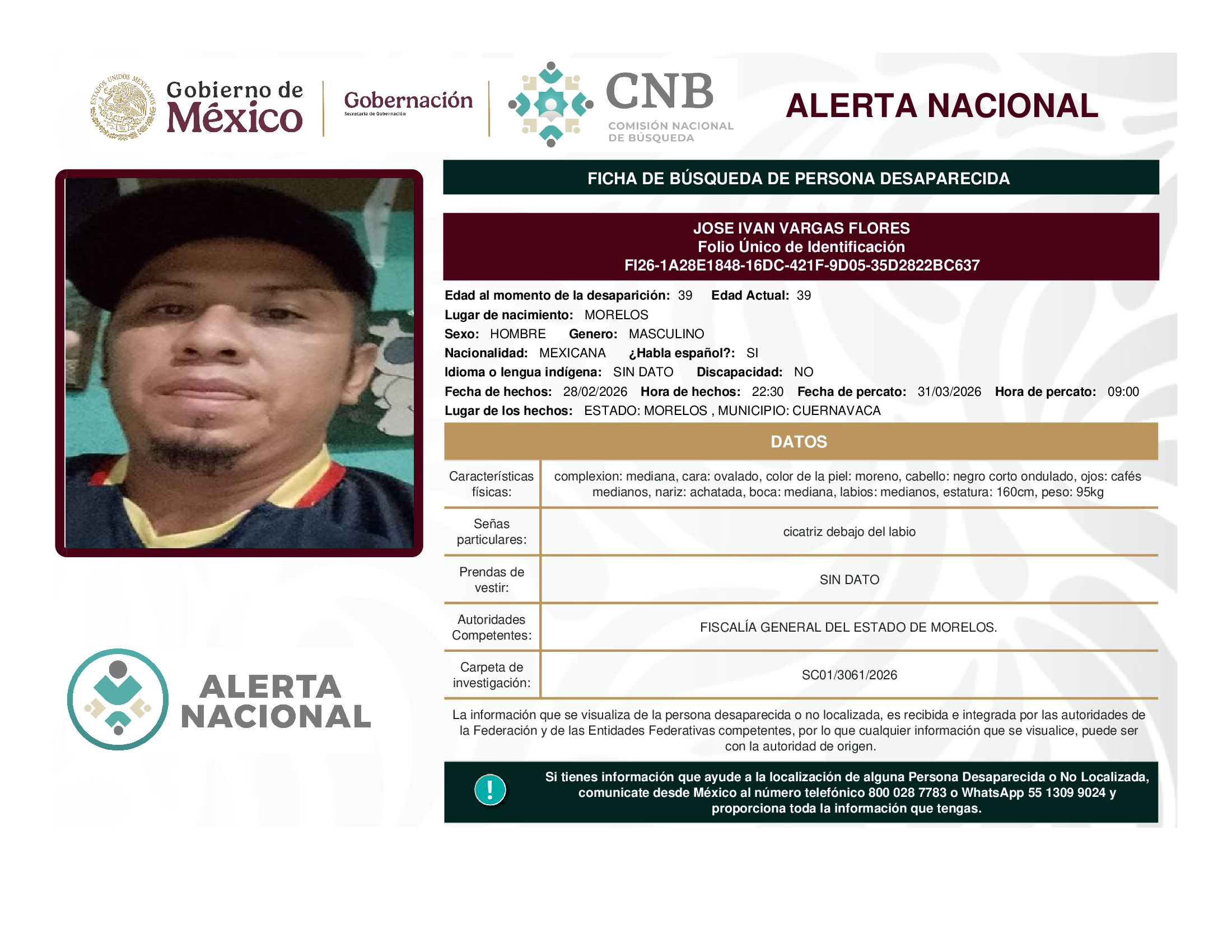 JOSE IVAN VARGAS FLORES