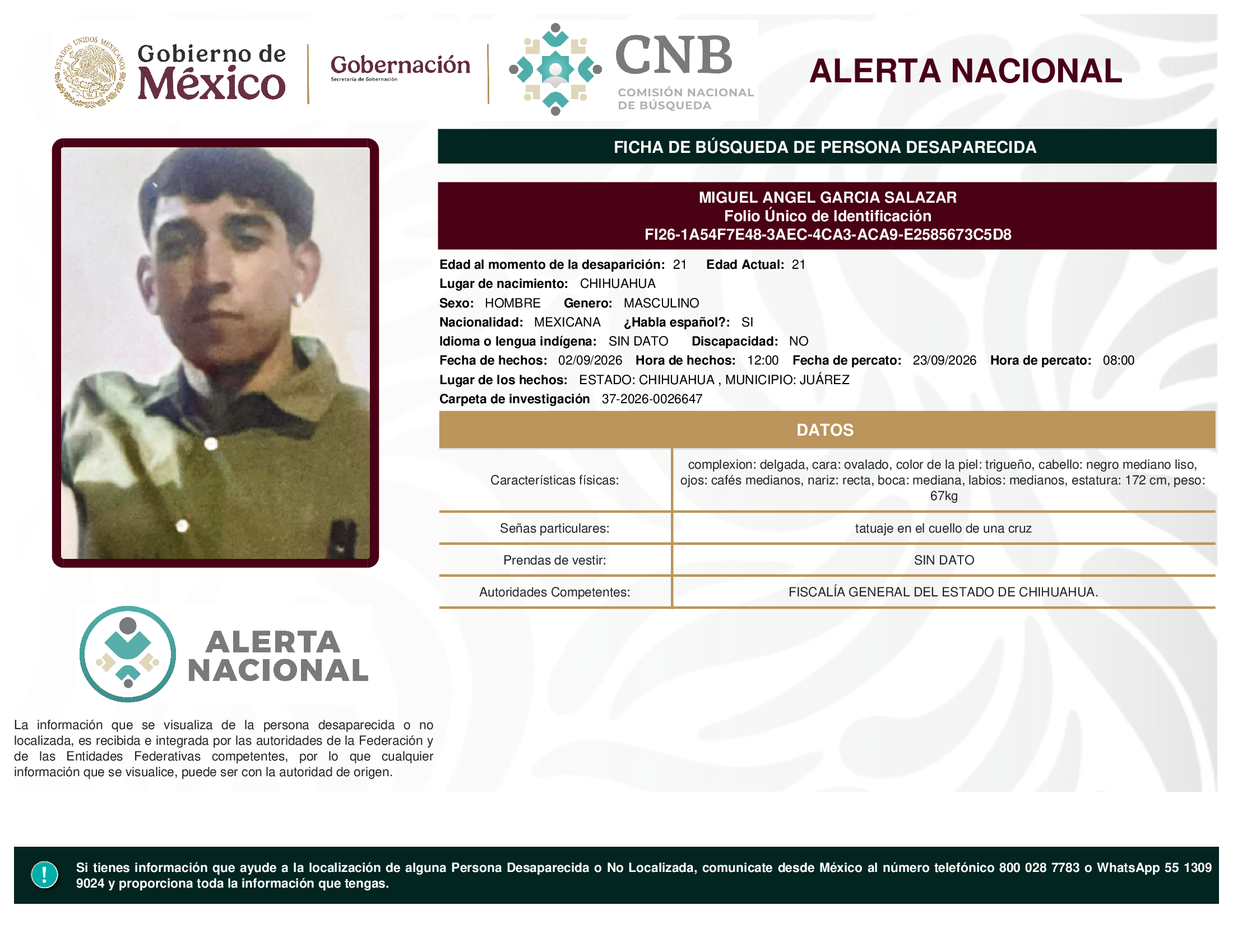 MIGUEL ANGEL GARCIA SALAZAR