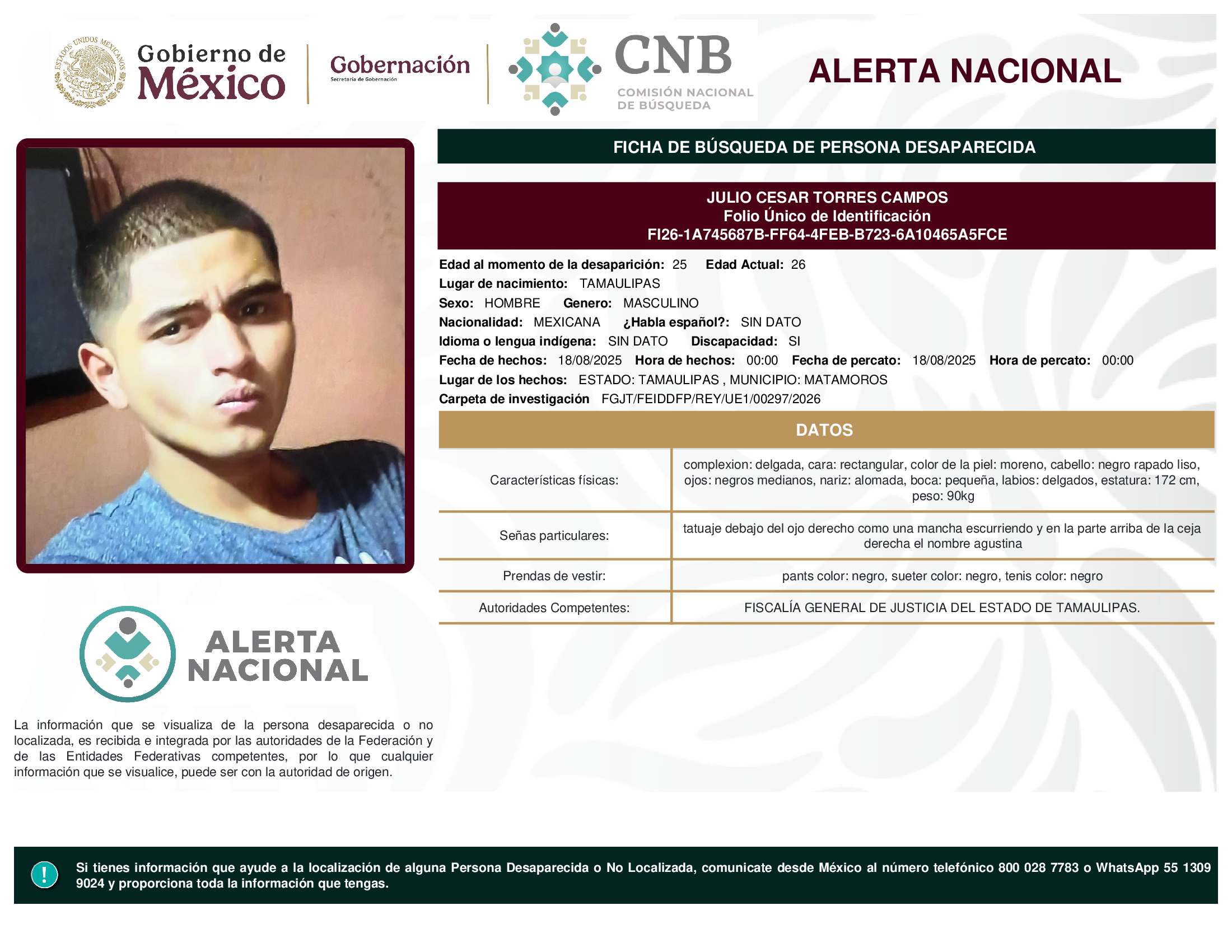 JULIO CESAR TORRES CAMPOS
