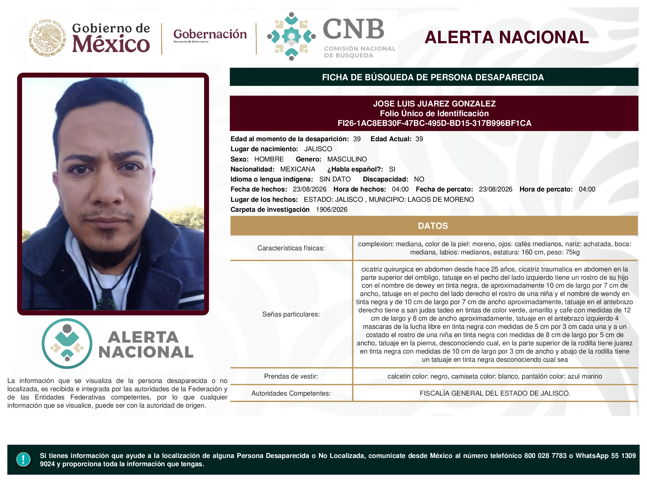 JOSE LUIS JUAREZ GONZALEZ