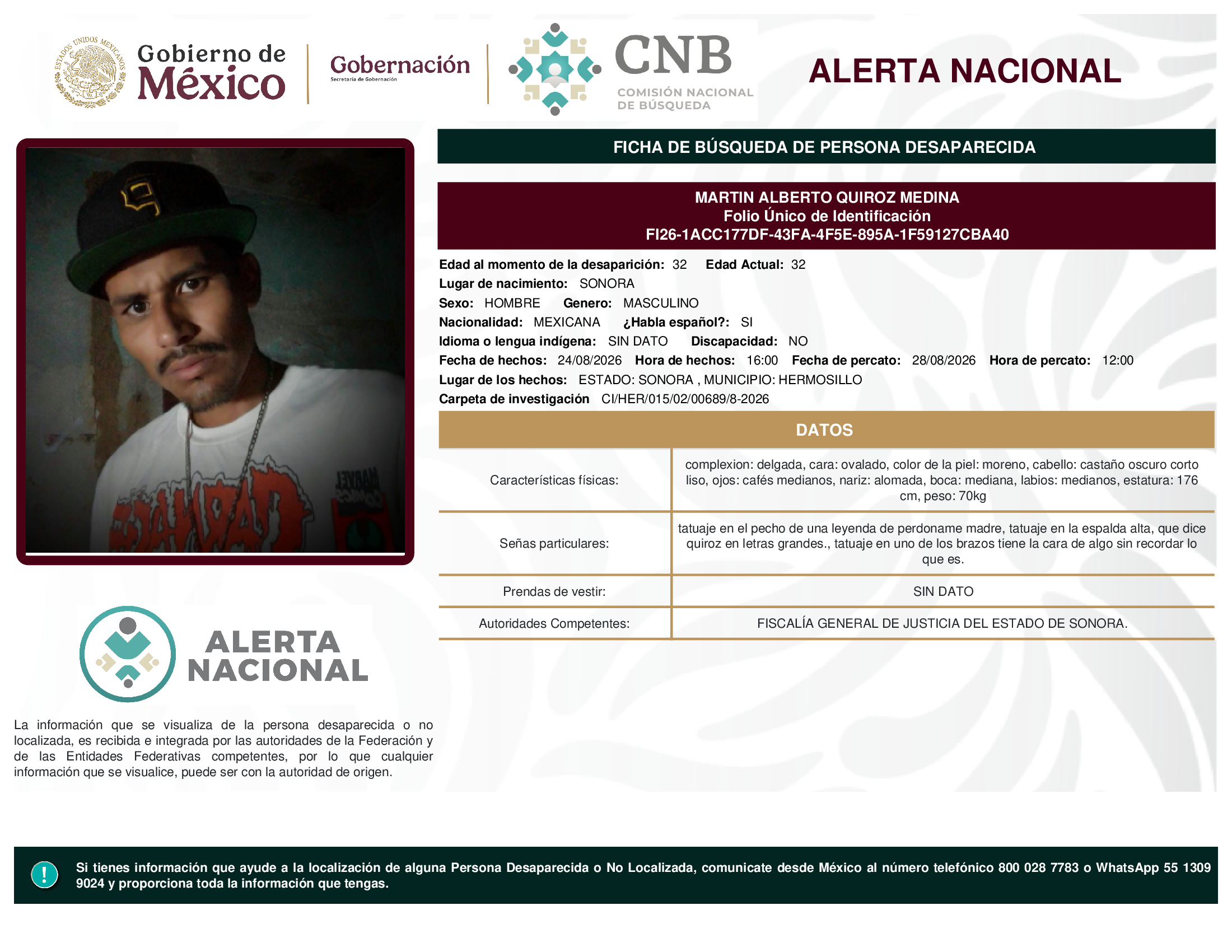 MARTIN ALBERTO QUIROZ MEDINA
