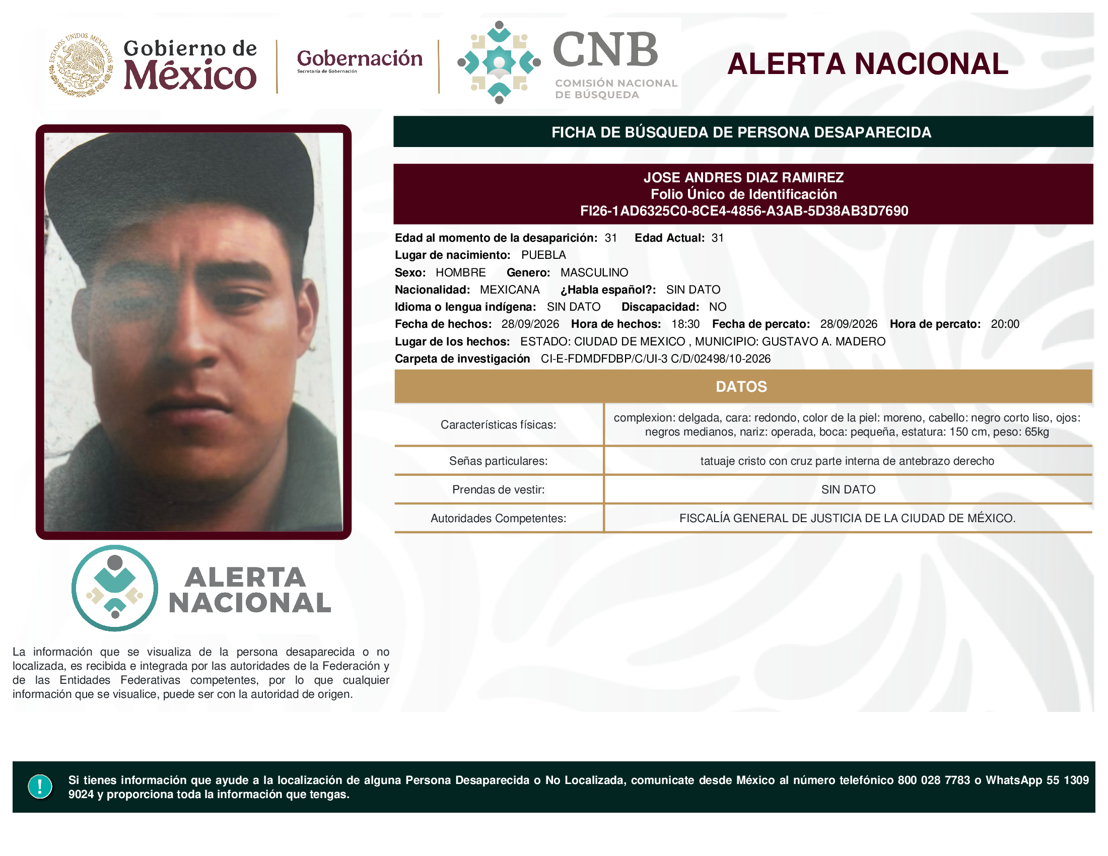 JOSE ANDRES DIAZ RAMIREZ