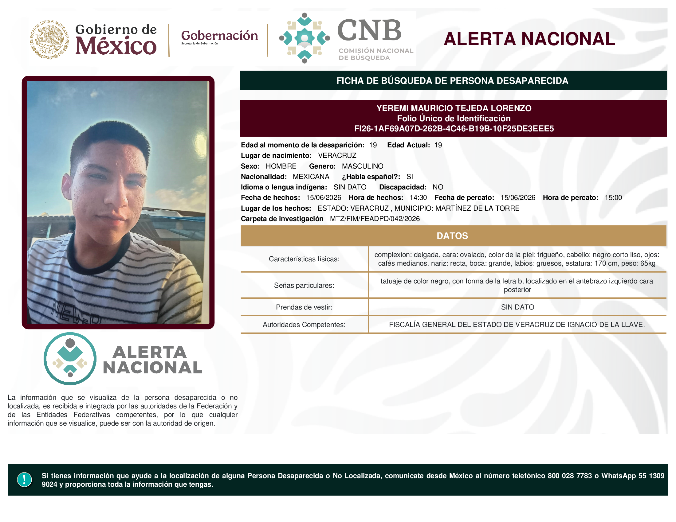 YEREMI MAURICIO TEJEDA LORENZO