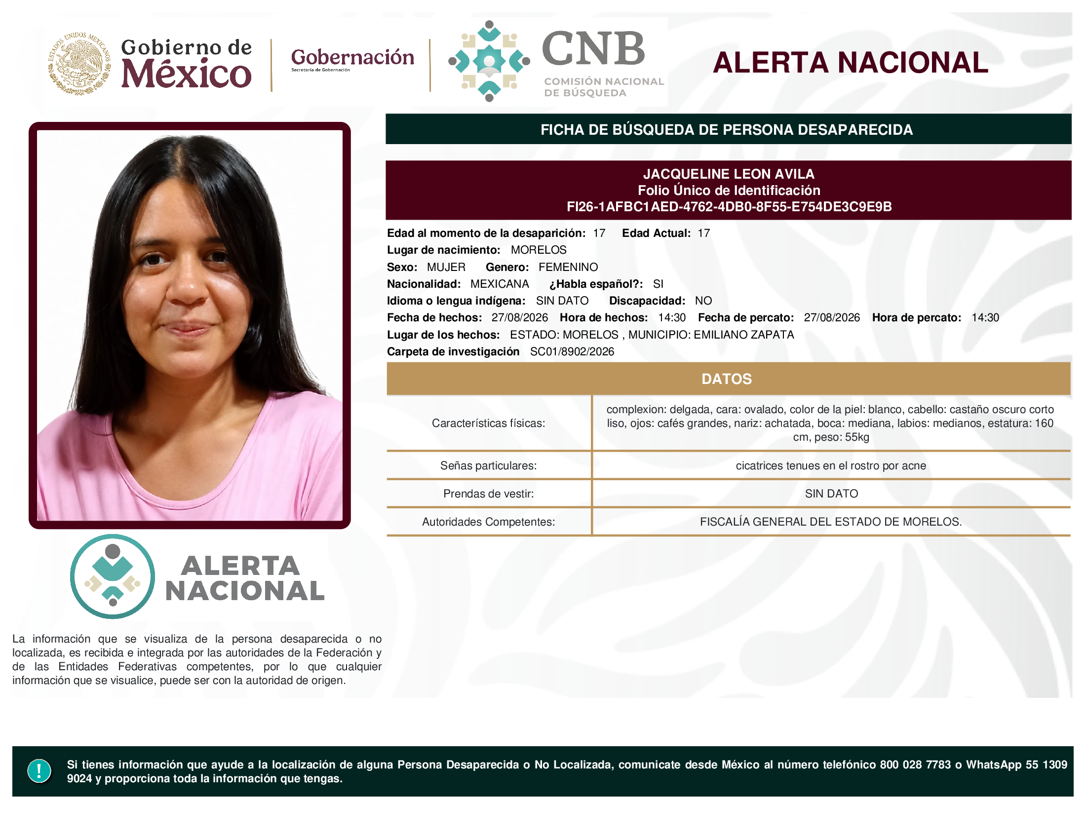 JACQUELINE LEON AVILA