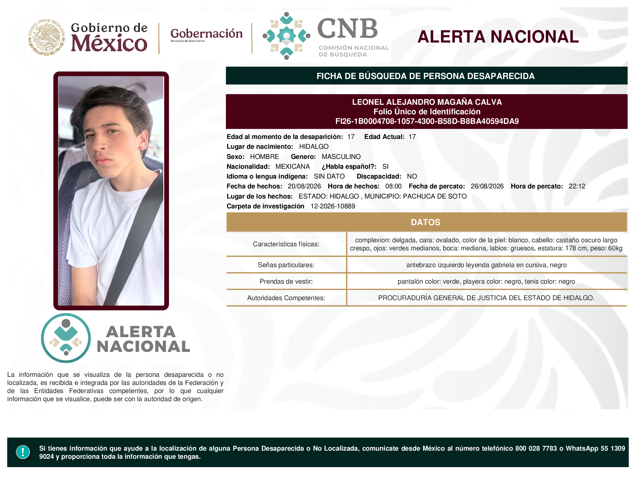 LEONEL ALEJANDRO MAGAÑA CALVA