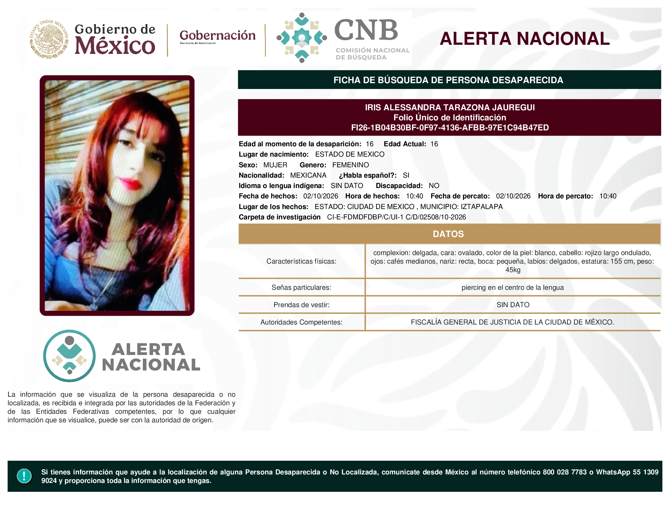 IRIS ALESSANDRA TARAZONA JAUREGUI