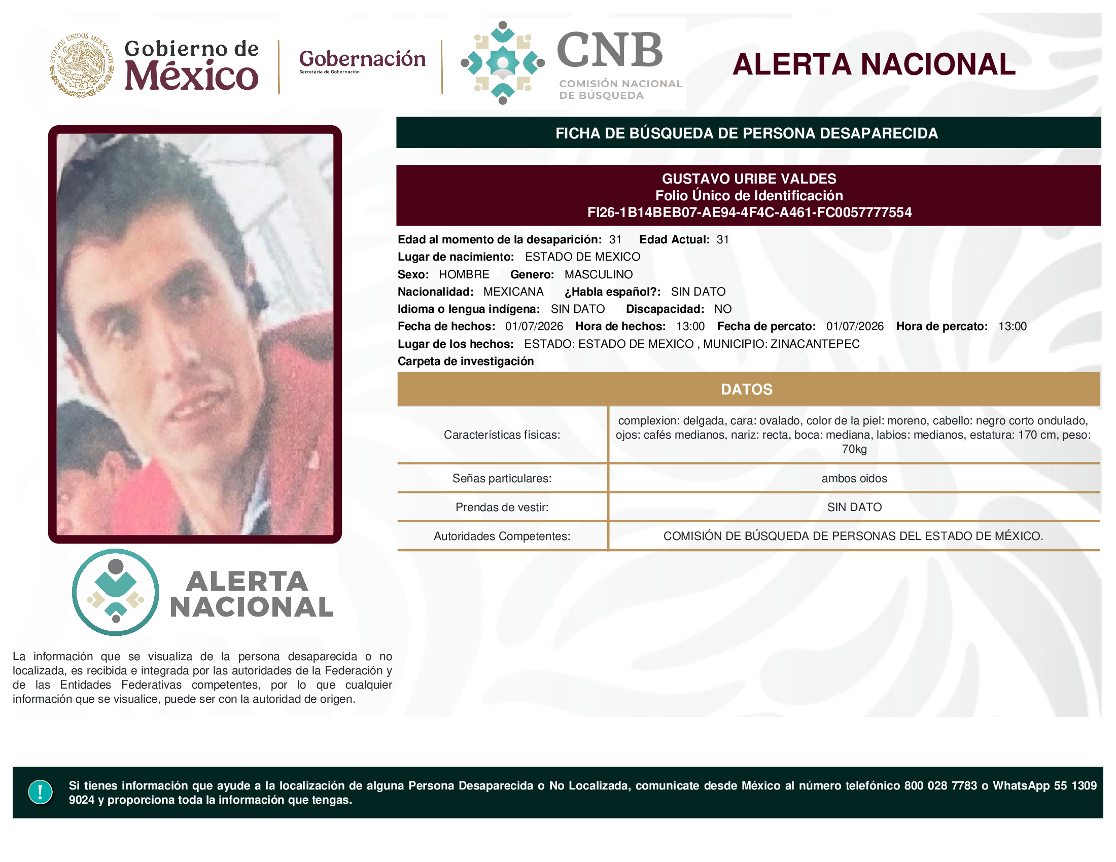 GUSTAVO URIBE VALDES