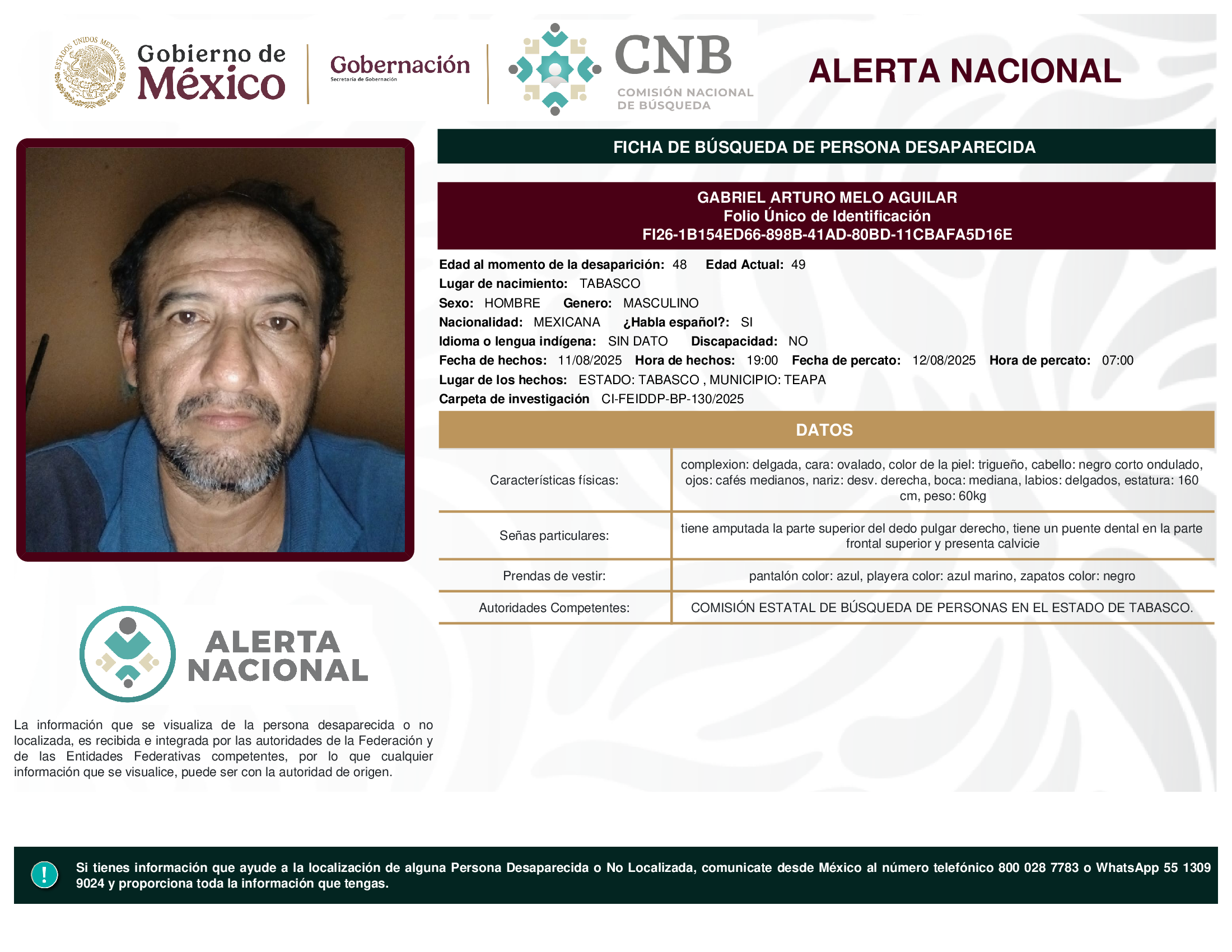 GABRIEL ARTURO MELO AGUILAR