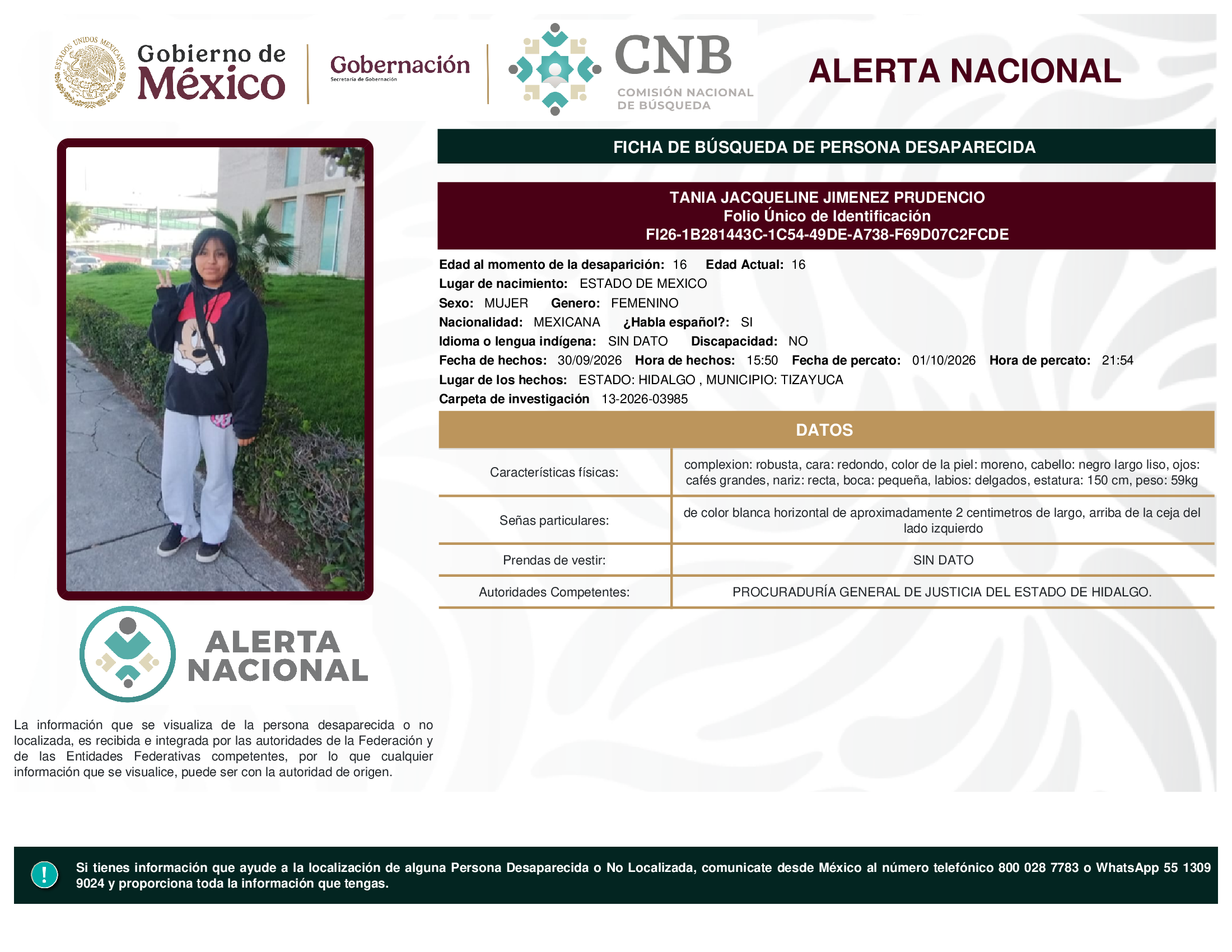 TANIA JACQUELINE JIMENEZ PRUDENCIO
