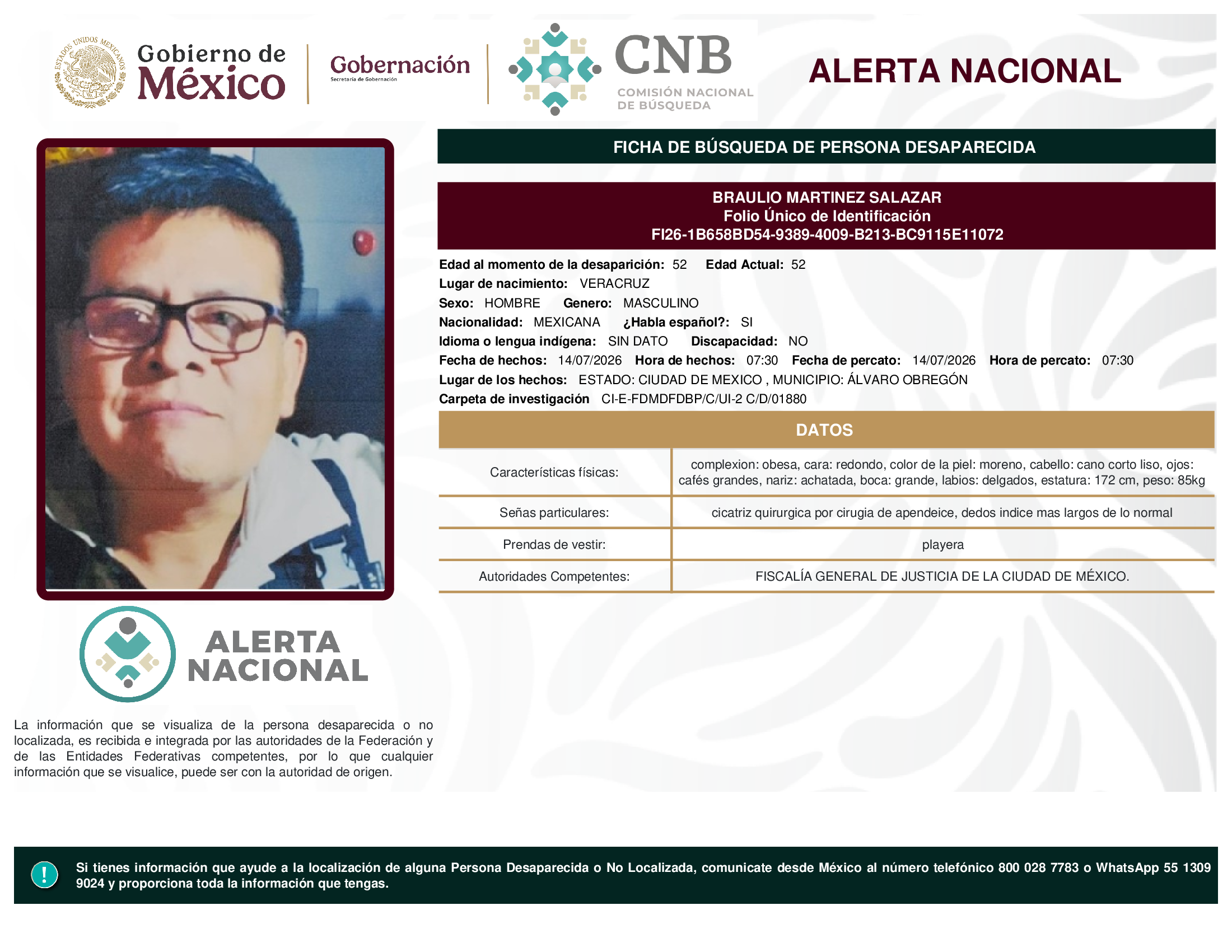 BRAULIO MARTINEZ SALAZAR