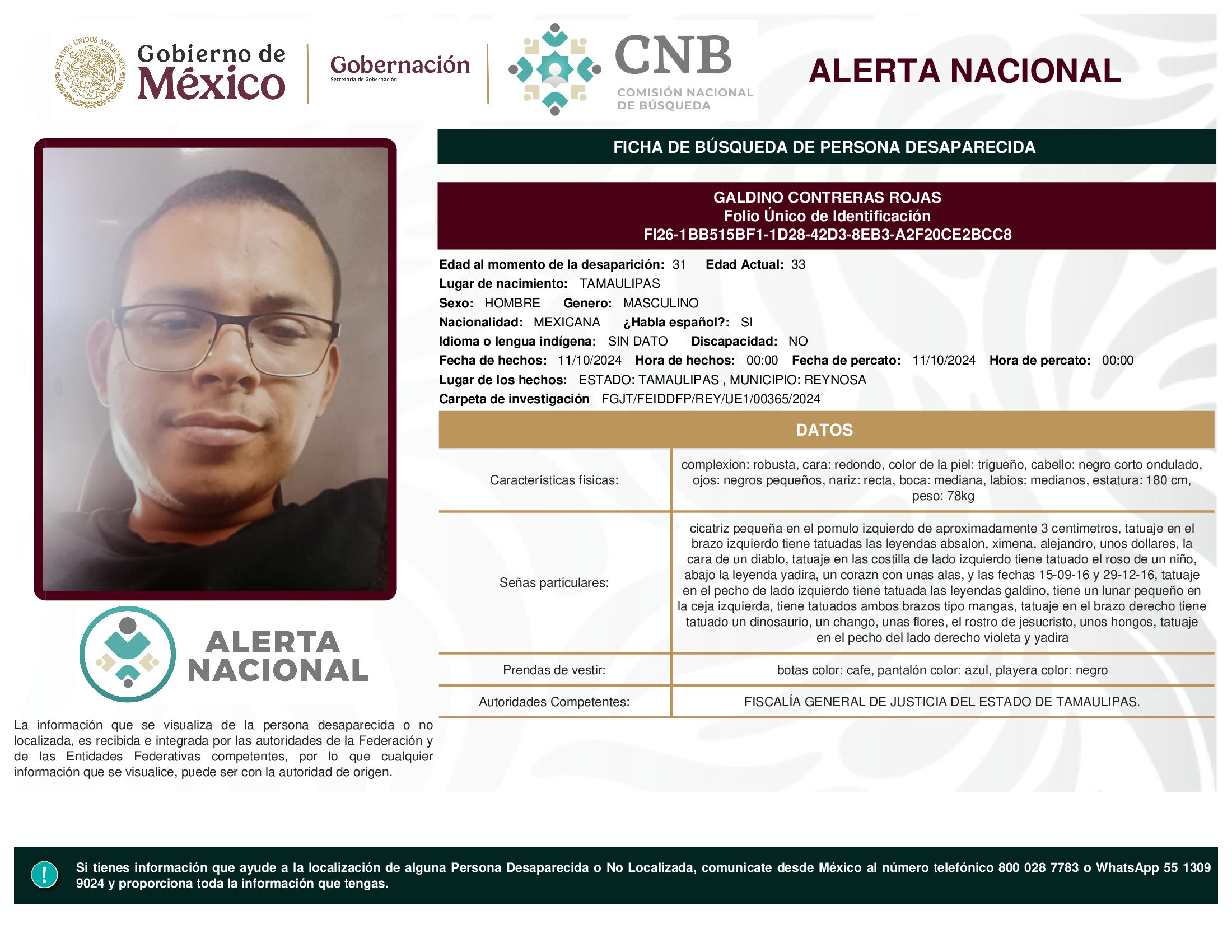 GALDINO CONTRERAS ROJAS