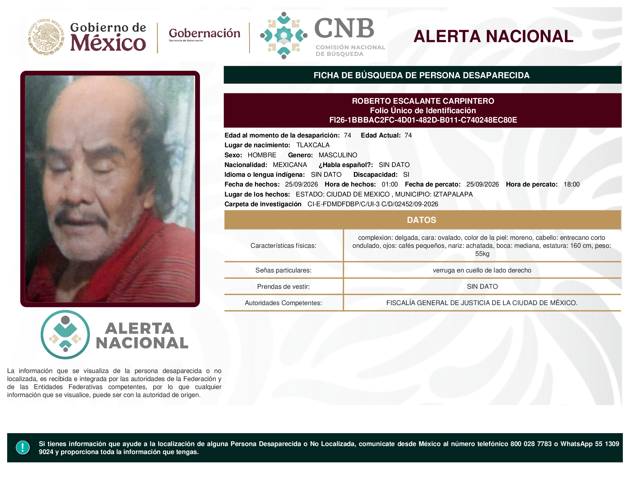 ROBERTO ESCALANTE CARPINTERO