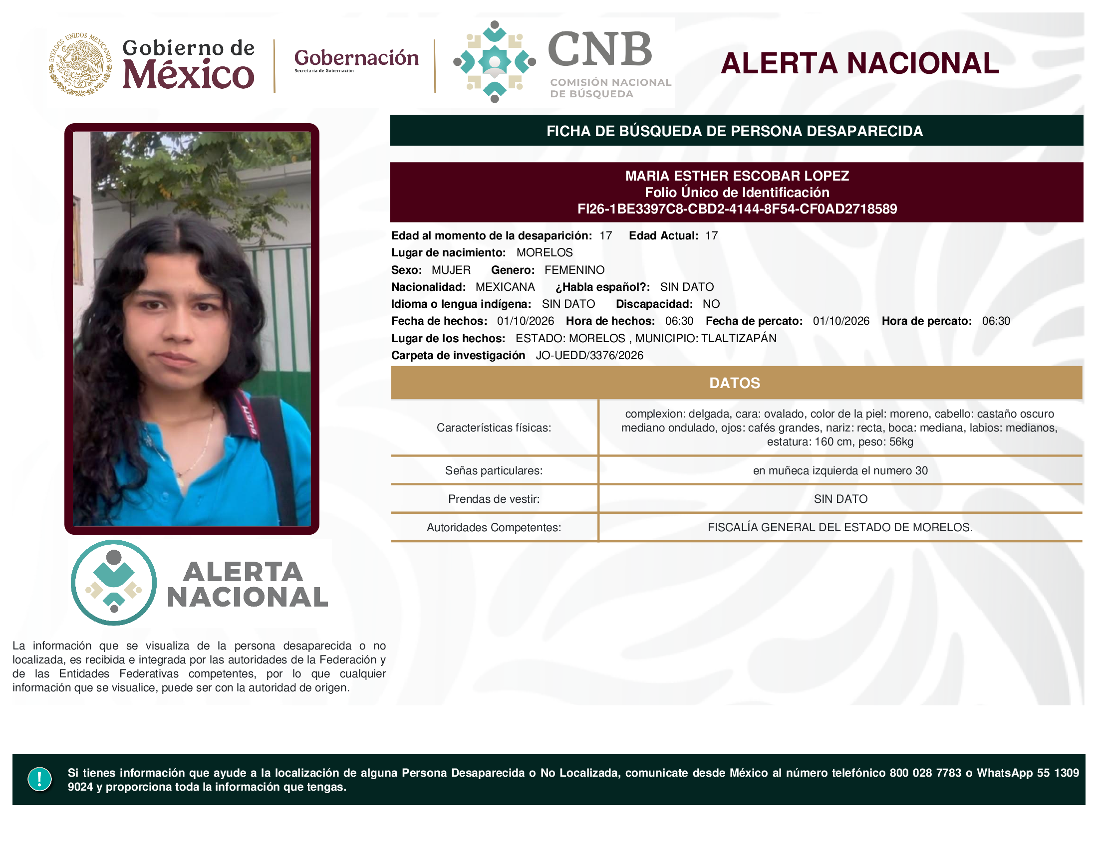 MARIA ESTHER ESCOBAR LOPEZ