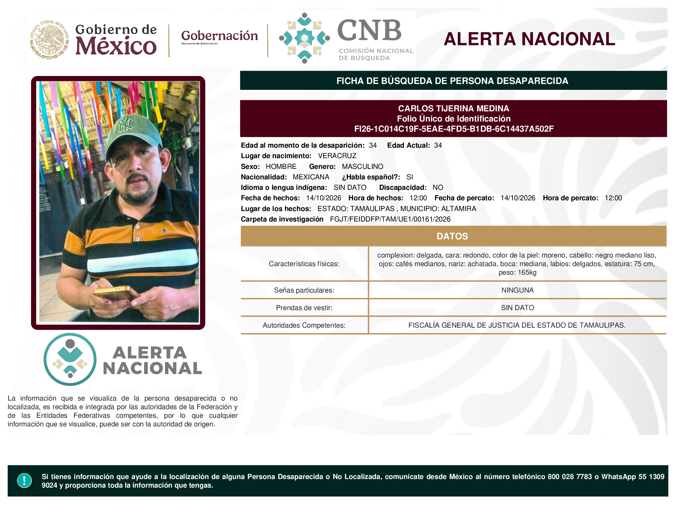 CARLOS TIJERINA MEDINA
