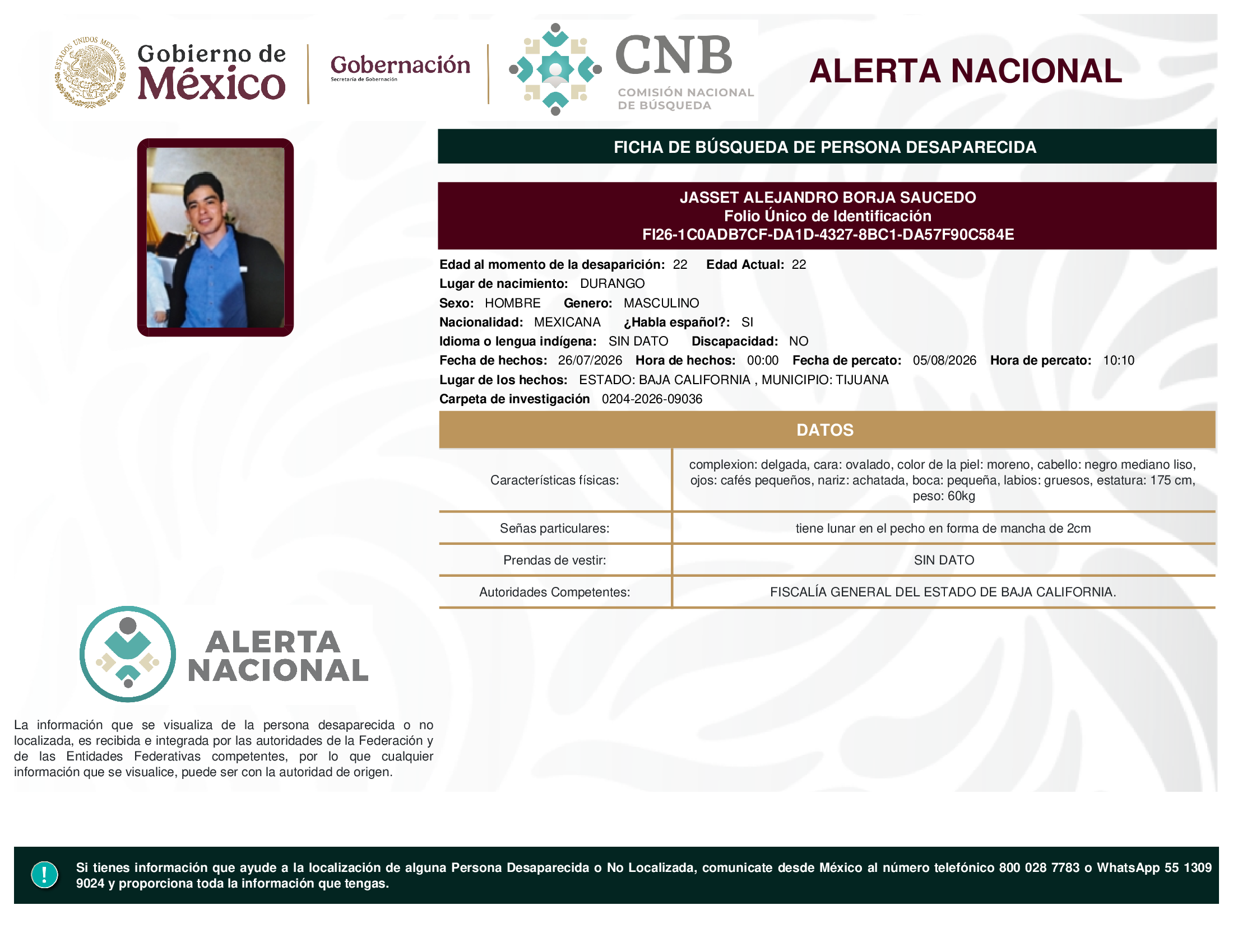 JASSET ALEJANDRO BORJA SAUCEDO