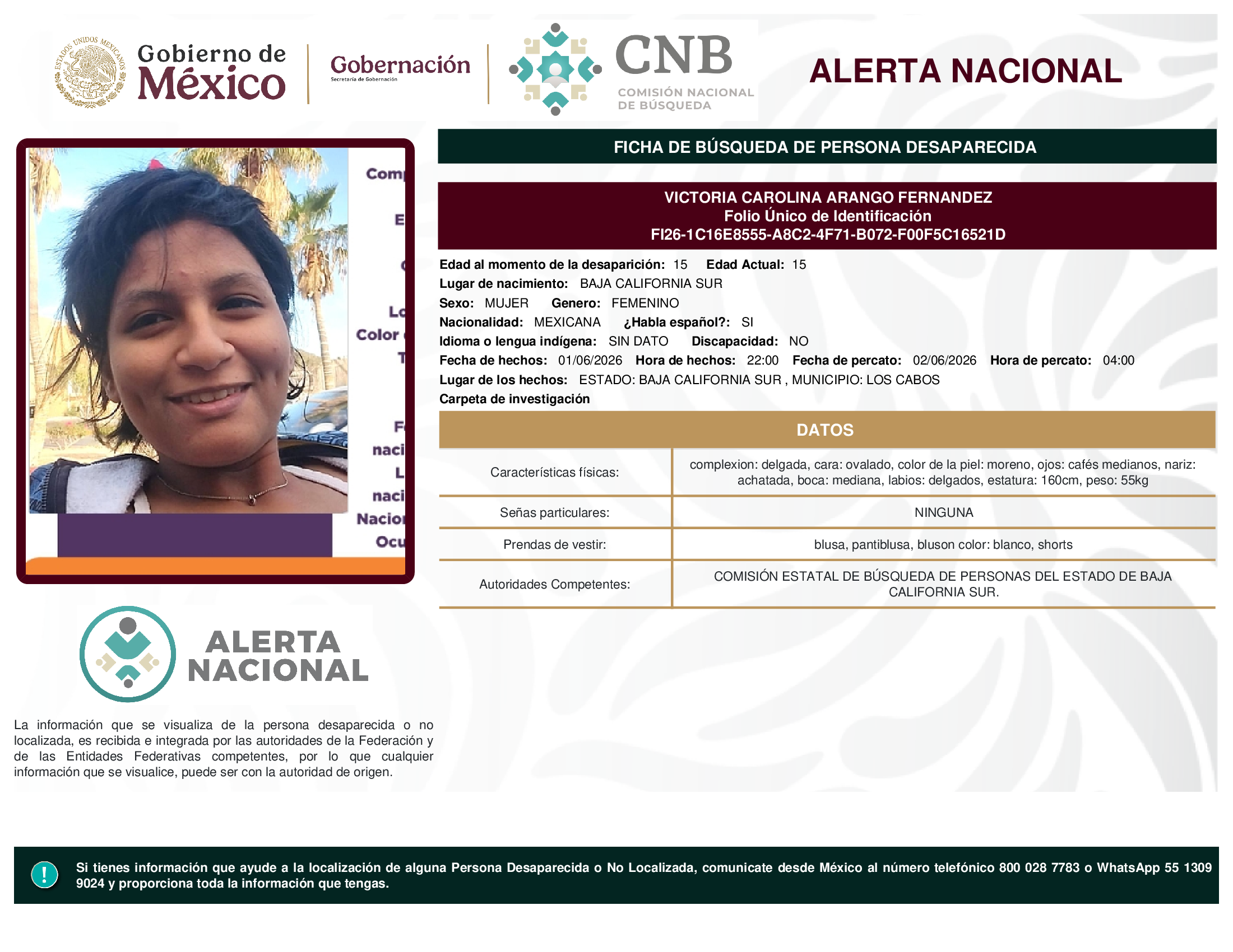 VICTORIA CAROLINA ARANGO FERNANDEZ