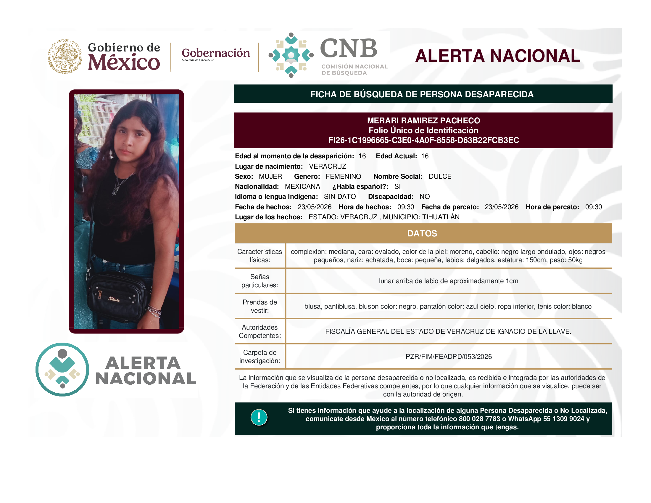 MERARI RAMIREZ PACHECO