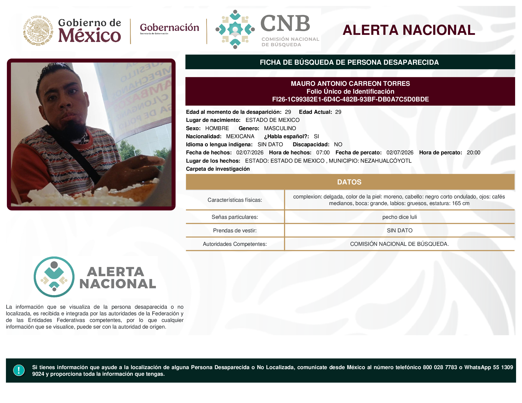 MAURO ANTONIO CARREON TORRES