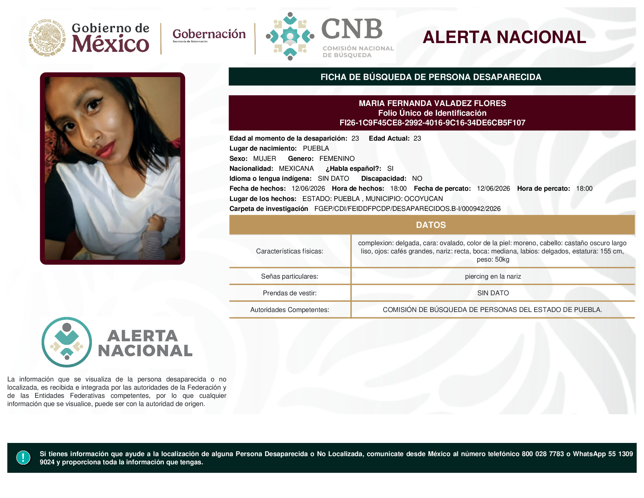MARIA FERNANDA VALADEZ FLORES