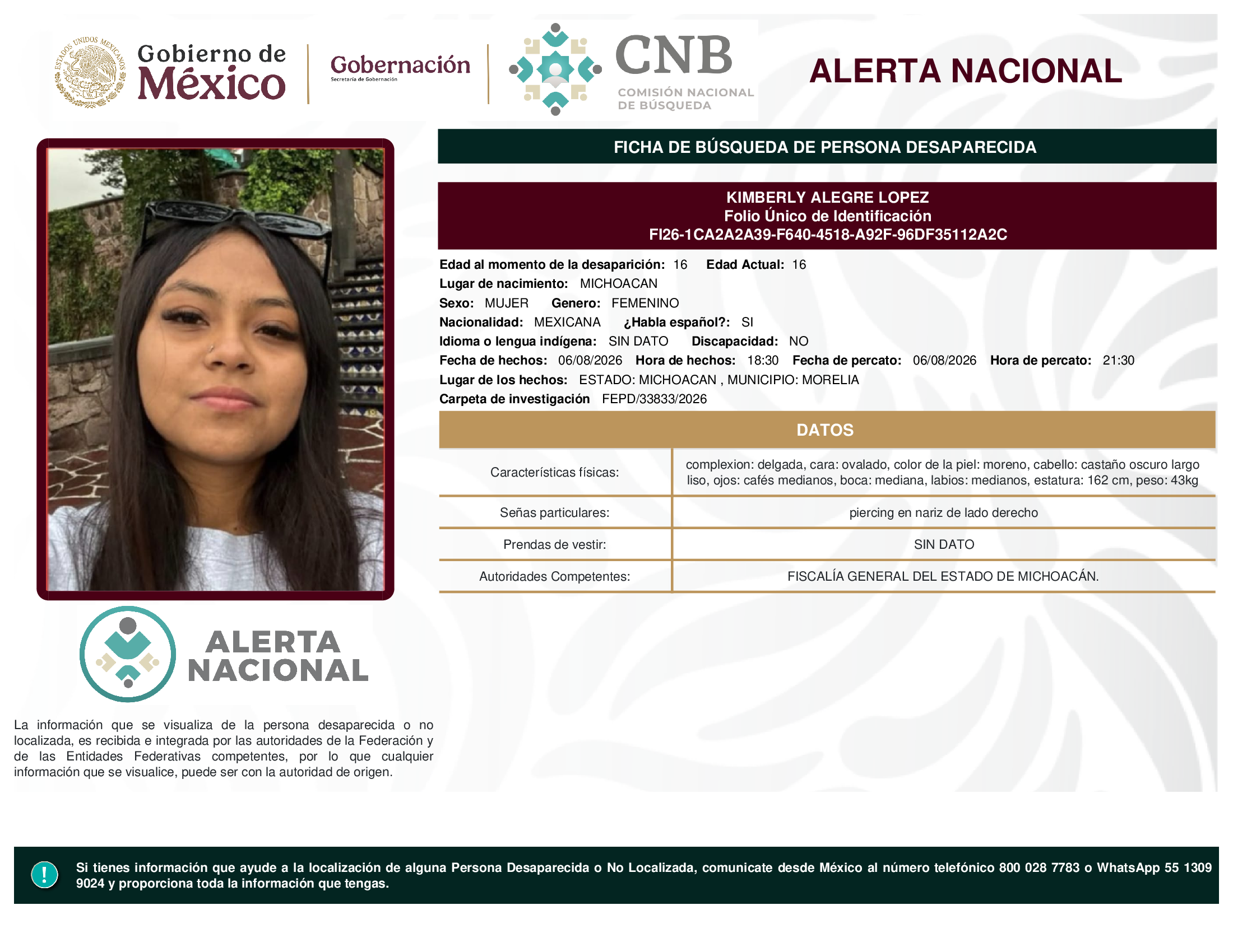 KIMBERLY ALEGRE LOPEZ