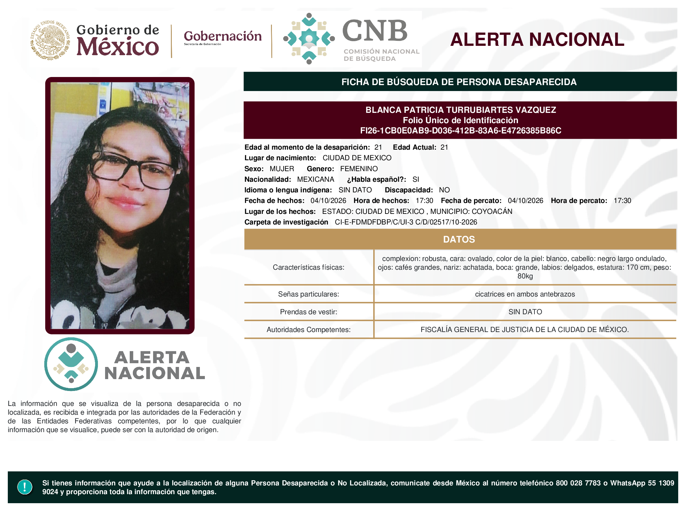 BLANCA PATRICIA TURRUBIARTES VAZQUEZ